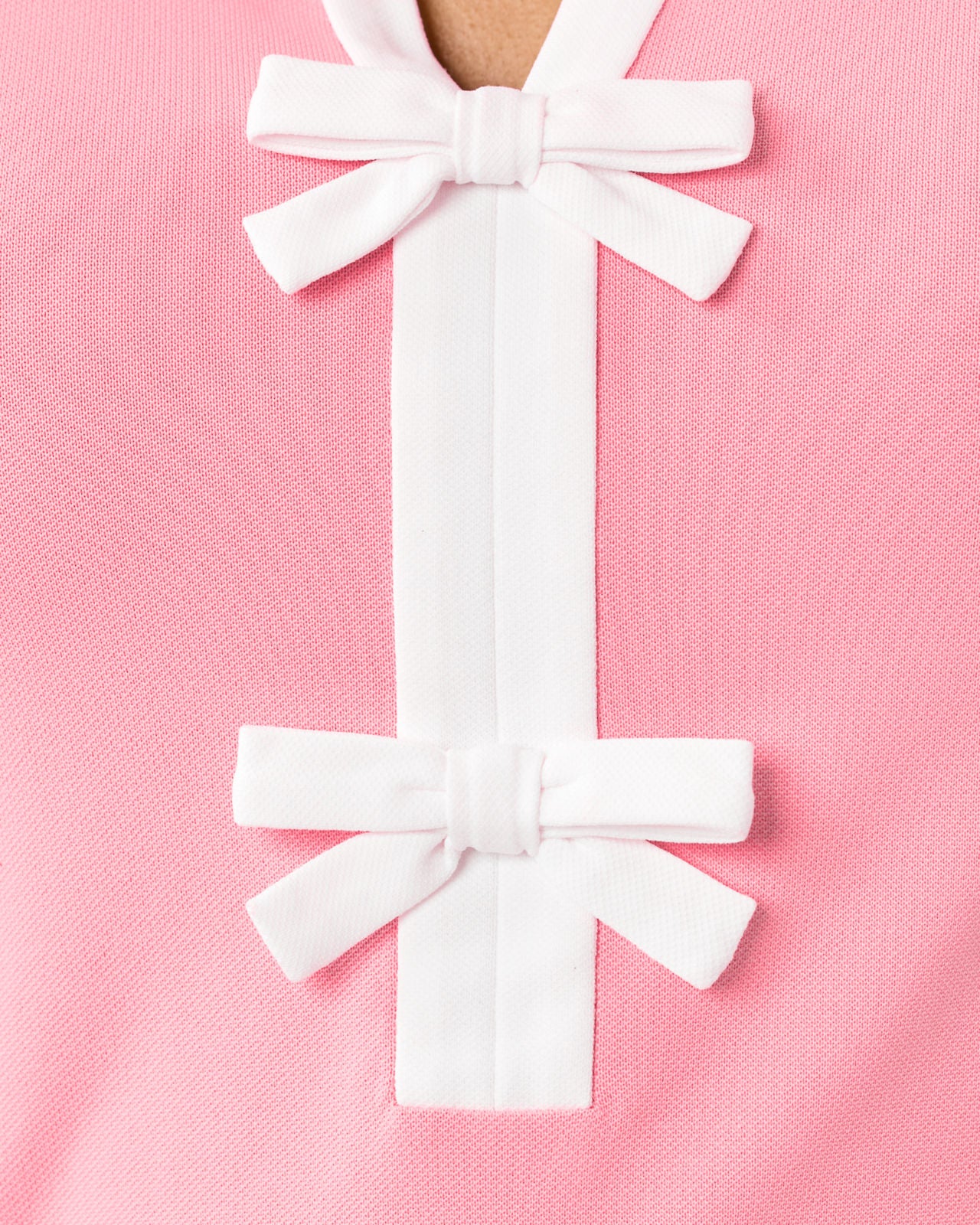 Frida Bow Polo UPF 50+ In Conch Shell Pink