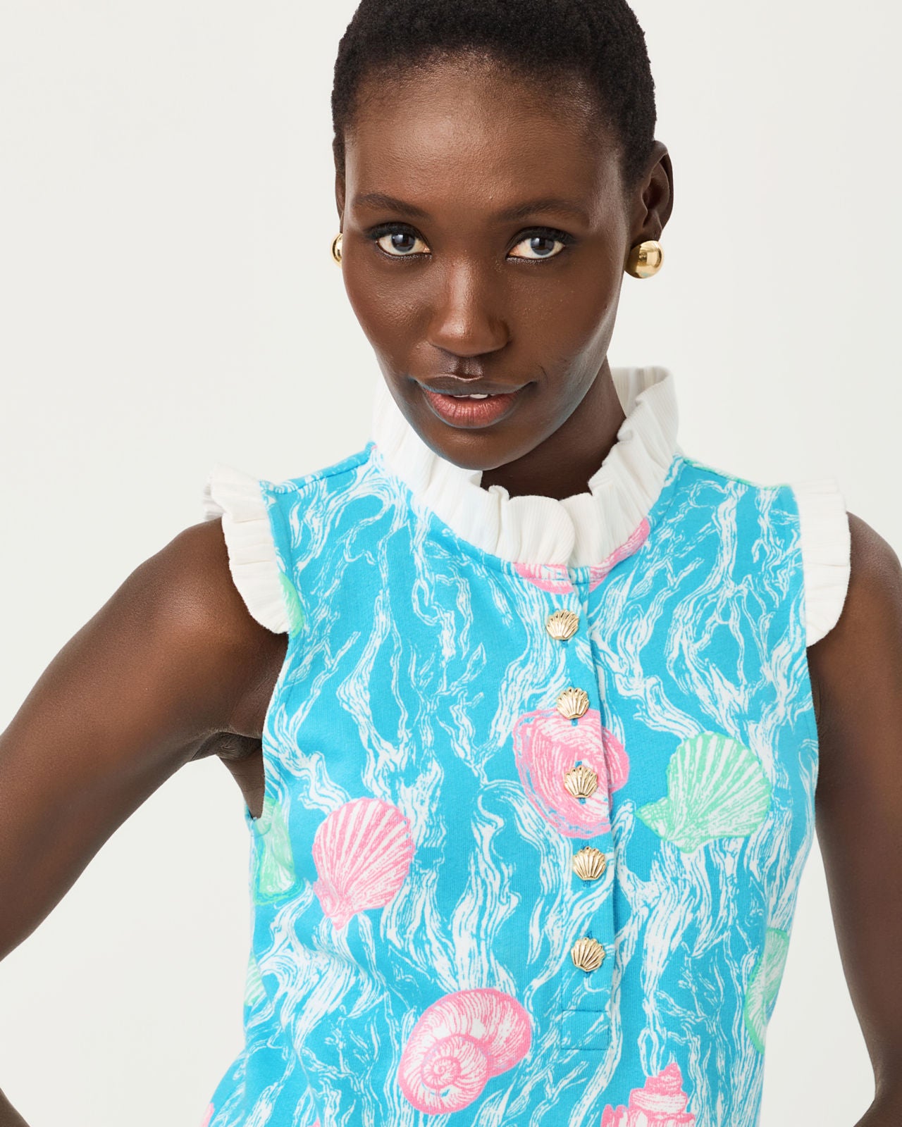 Evangeline Sleeveless Dress In Shelden