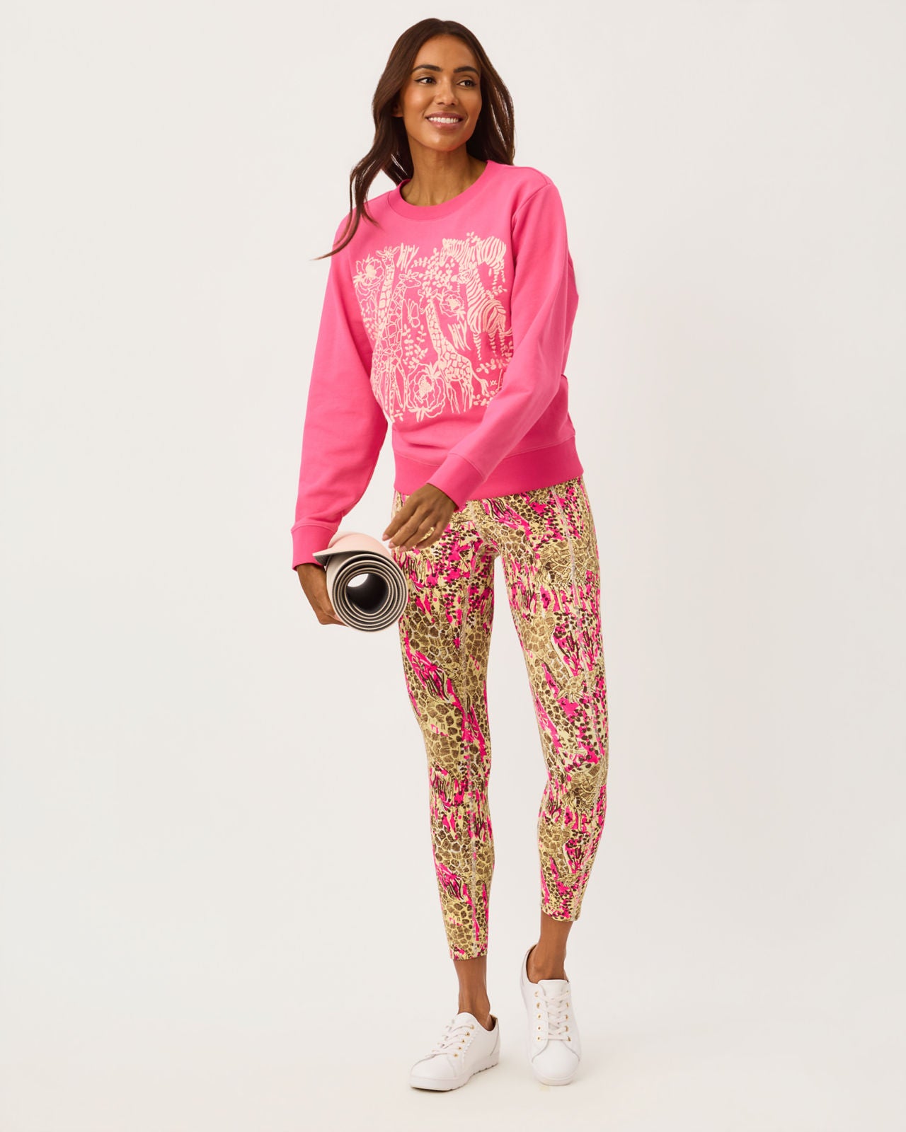 Endurance High Rise Midi Leggings UPF 50+ Sketching On Safari