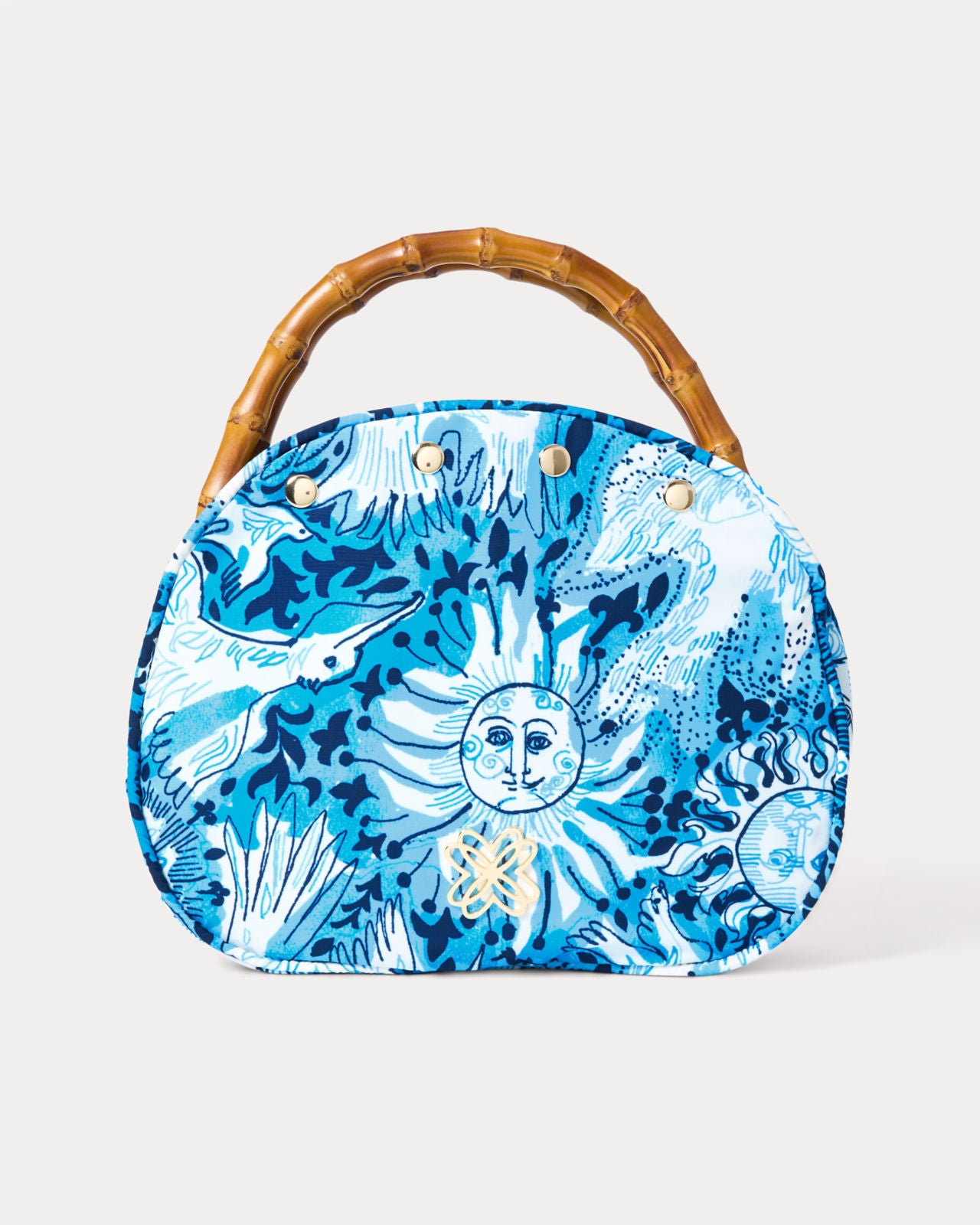 Breakers Bamboo Bermuda Bag Cover In Bellevue Blue Lilly Gulls