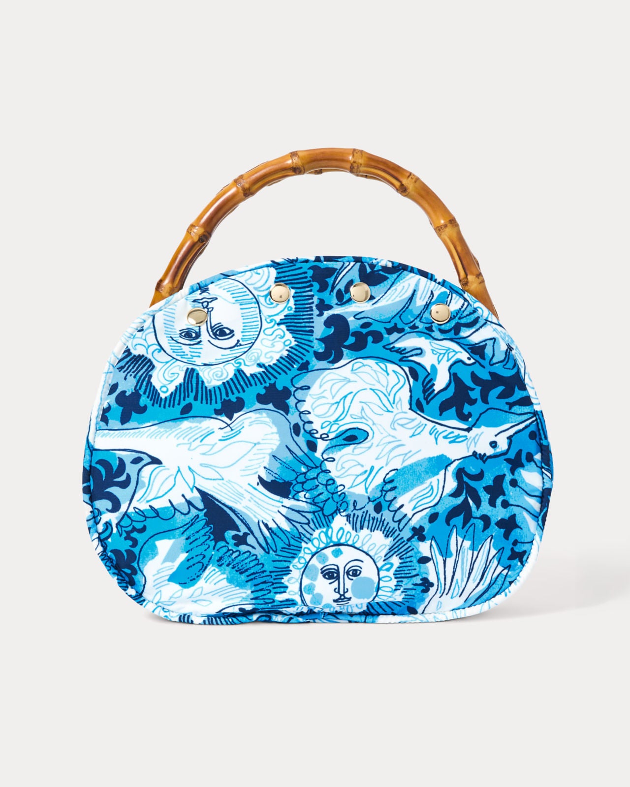 Breakers Bamboo Bermuda Bag Cover In Bellevue Blue Lilly Gulls