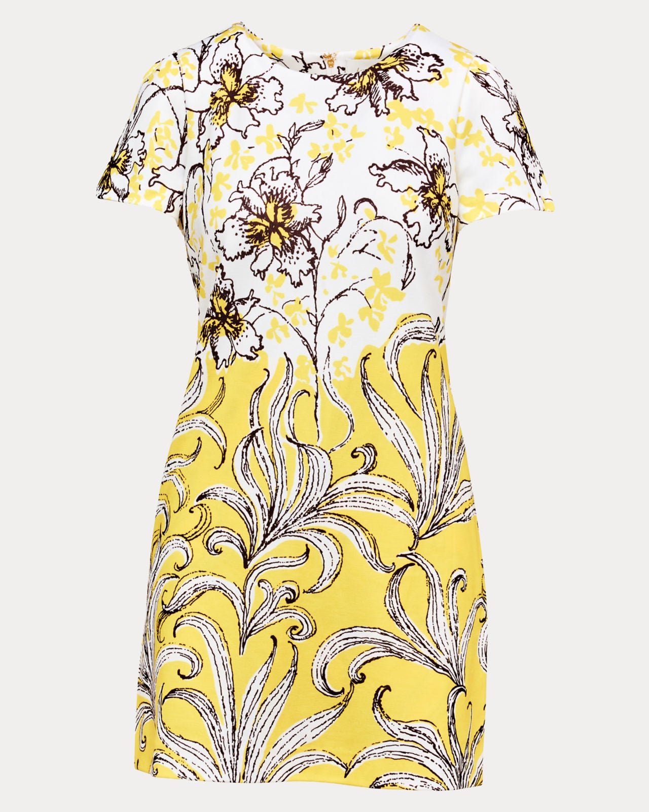 Melodie Skirted Romper In Bumbley Buzz