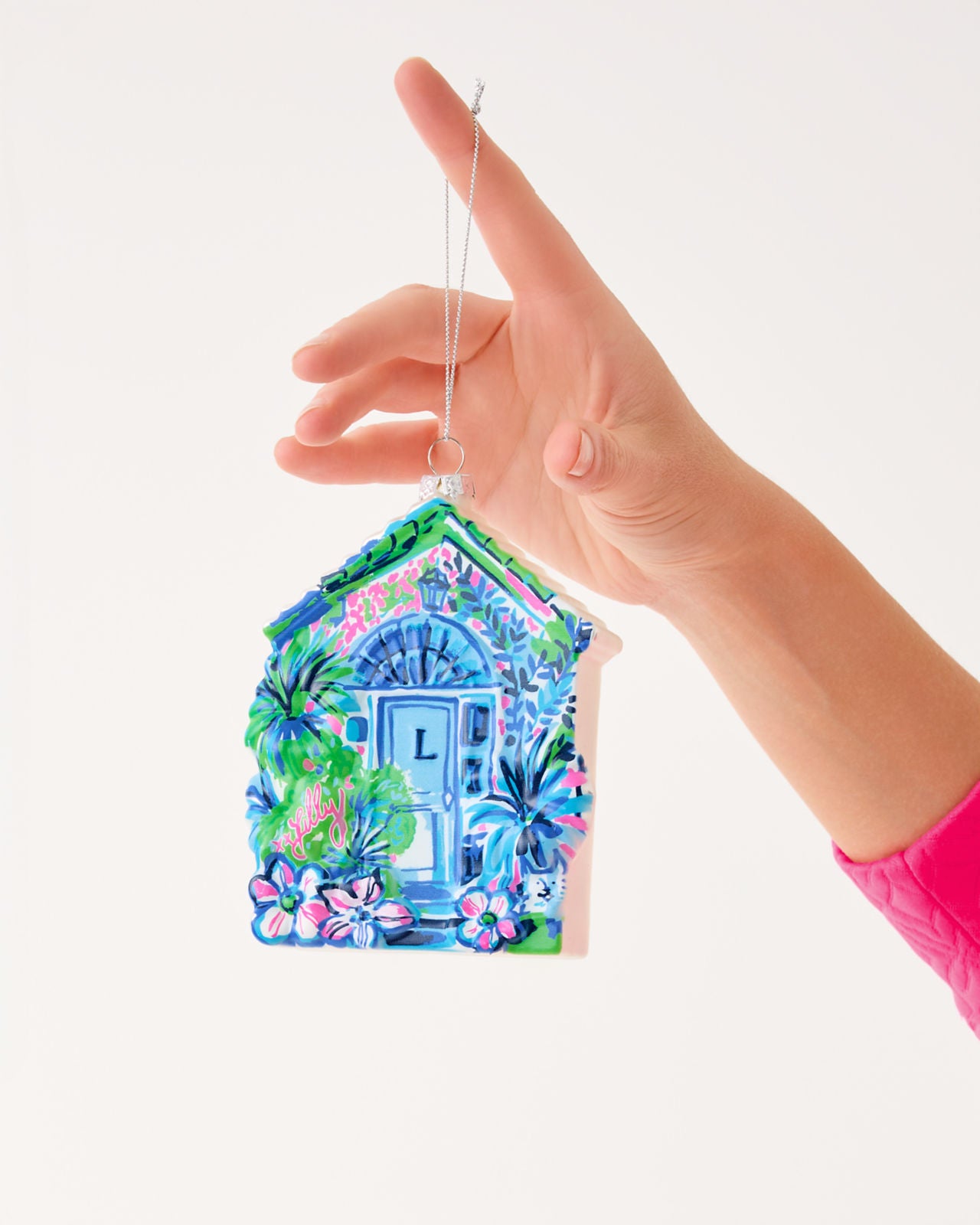Lillys House Ornament In Multi Lillys Door Ornament