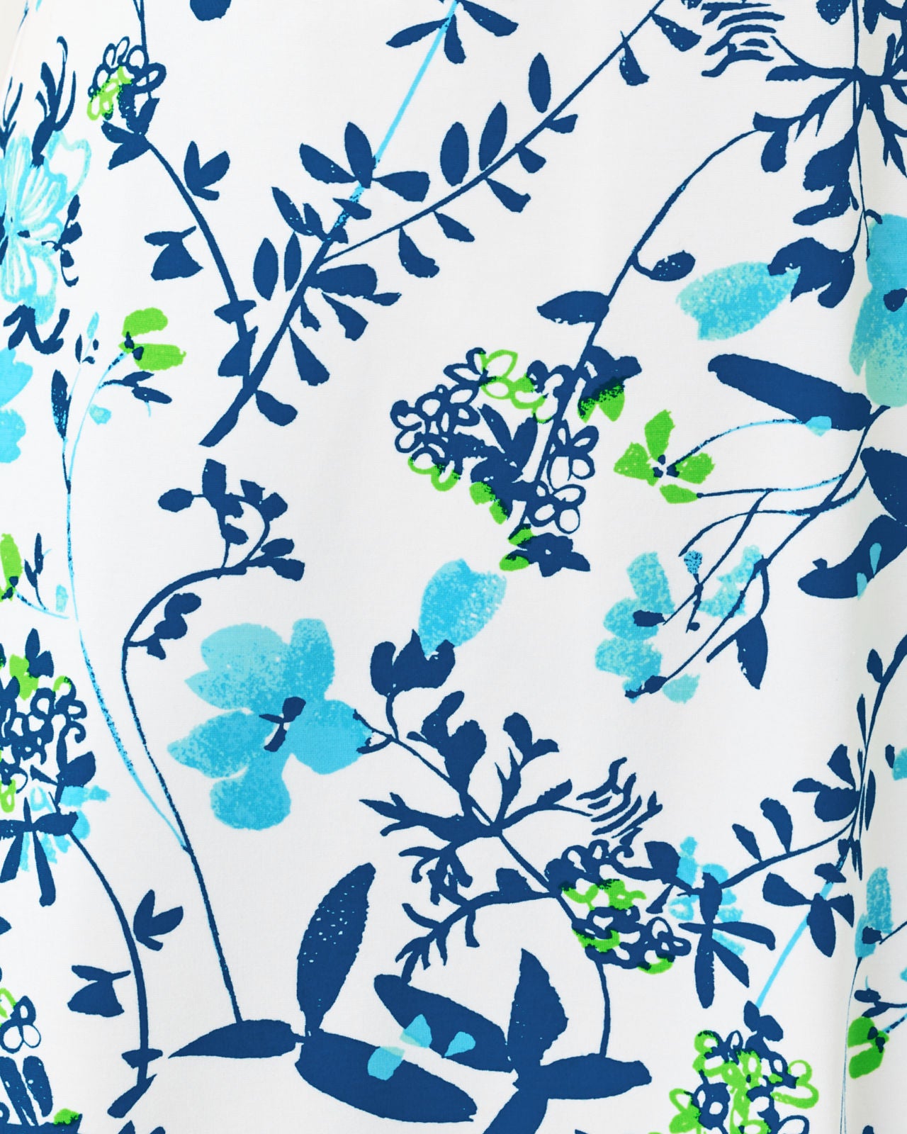 Janine Skirted Romper In Sea Blooms