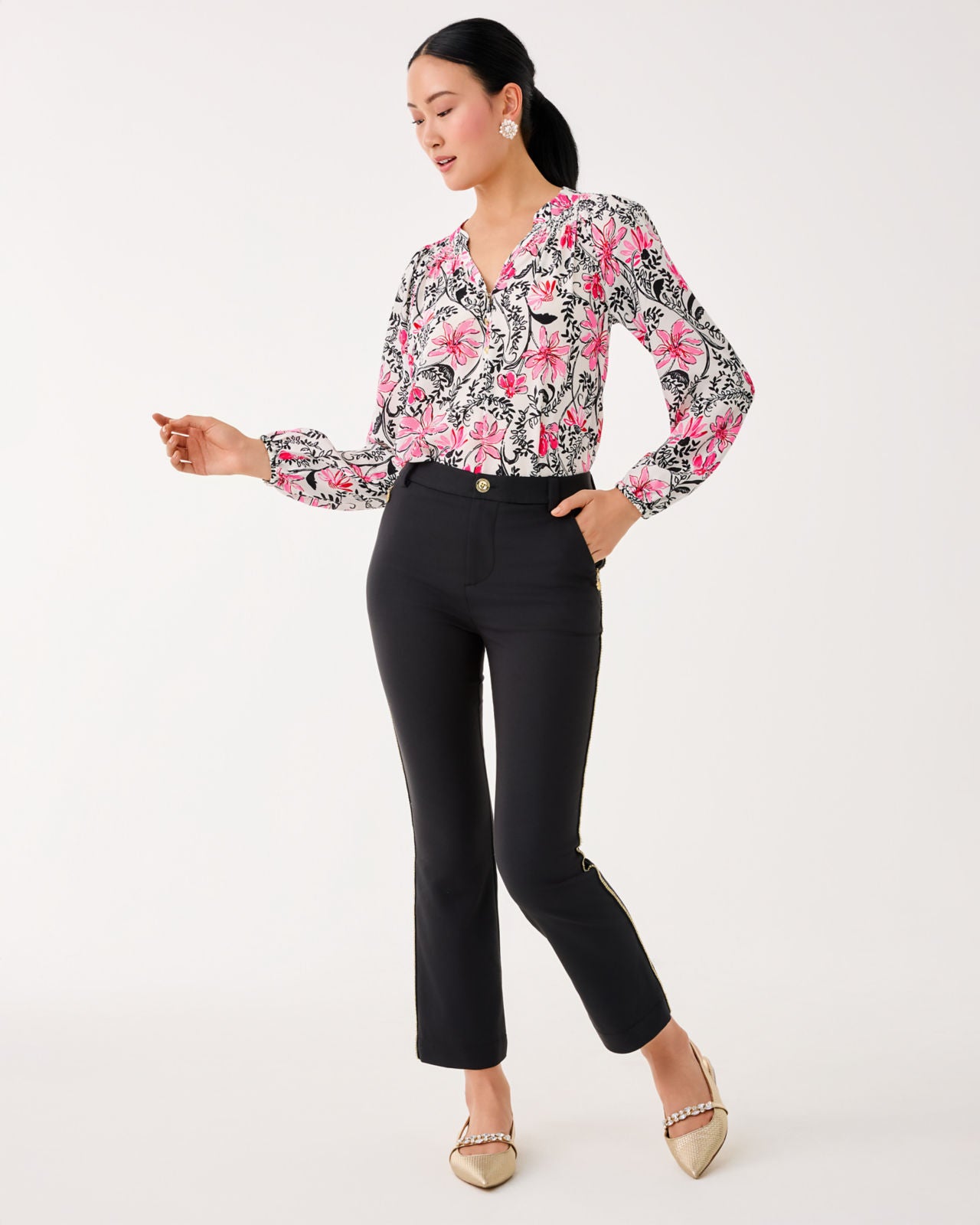 Elsa Top In Coconut Sunshine Seekers