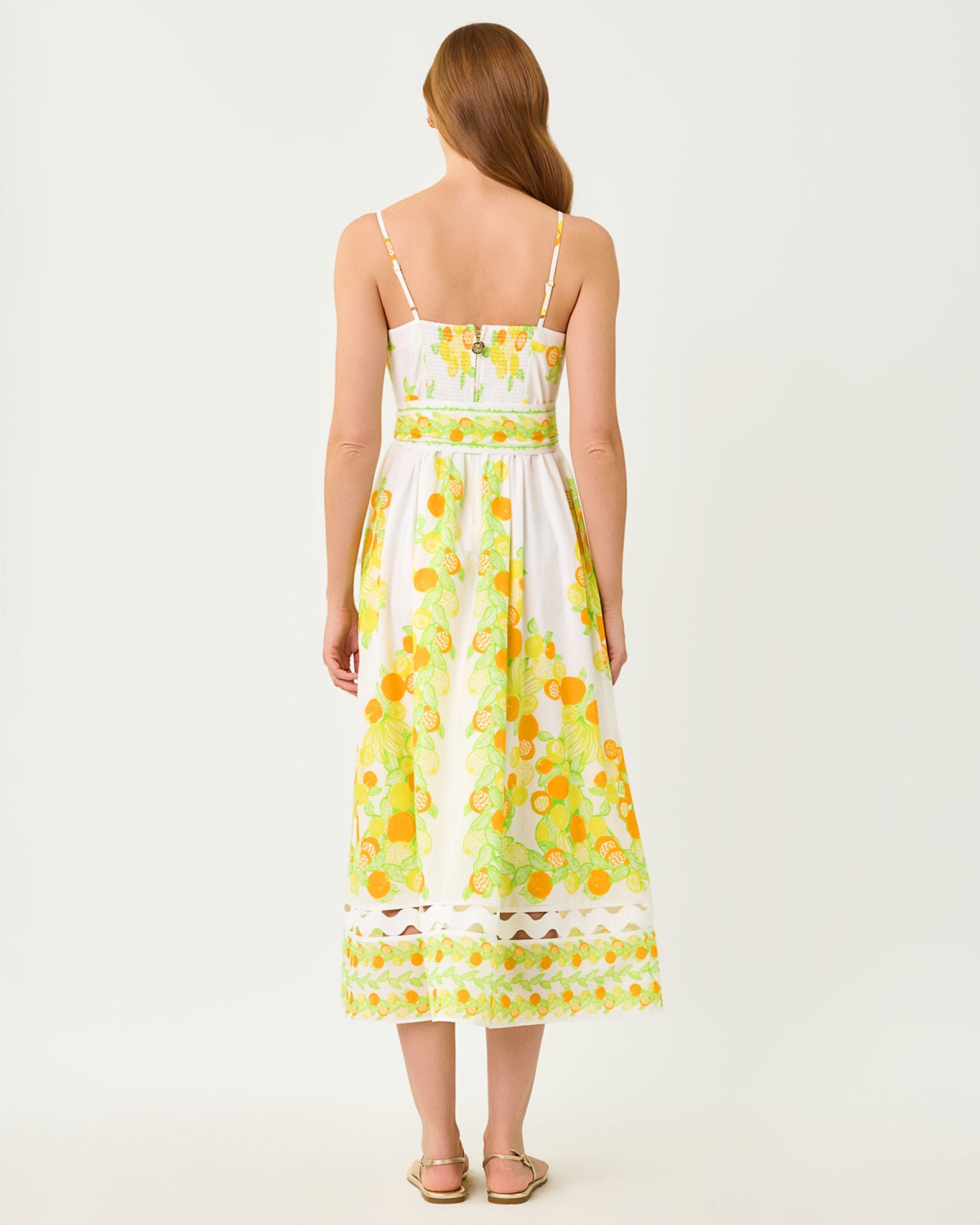 Katina Midi Dress In Zesty