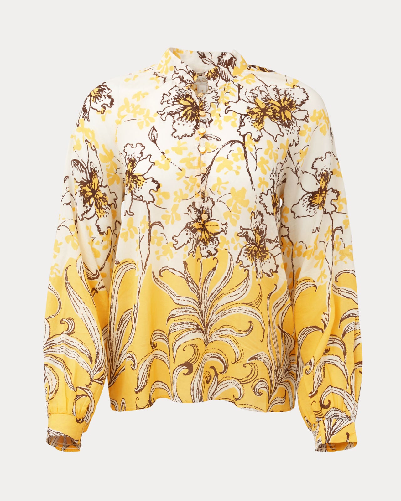 Renisha Long Sleeve Top In Bumbley Buzz