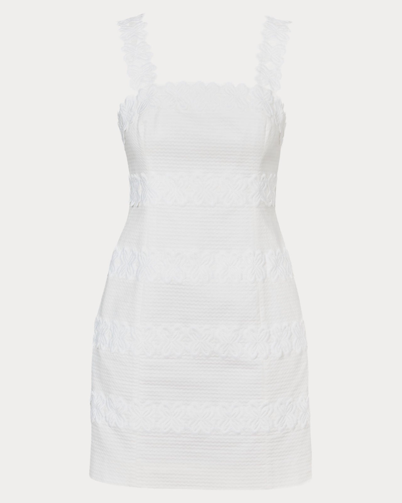 Davis Dress In Resort White
