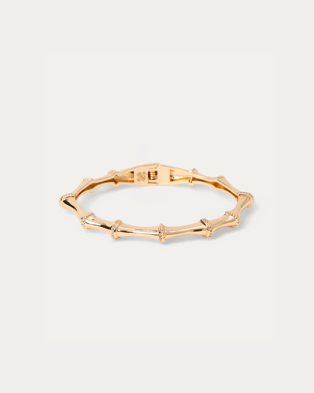 Bamboo Jungle Bracelet In Gold Metallic