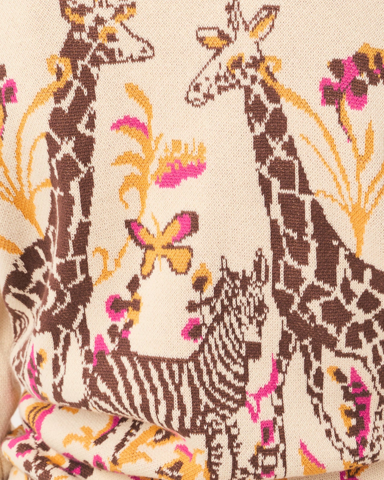 Maralisa Cardigan In Sketching On Safari Jacquard