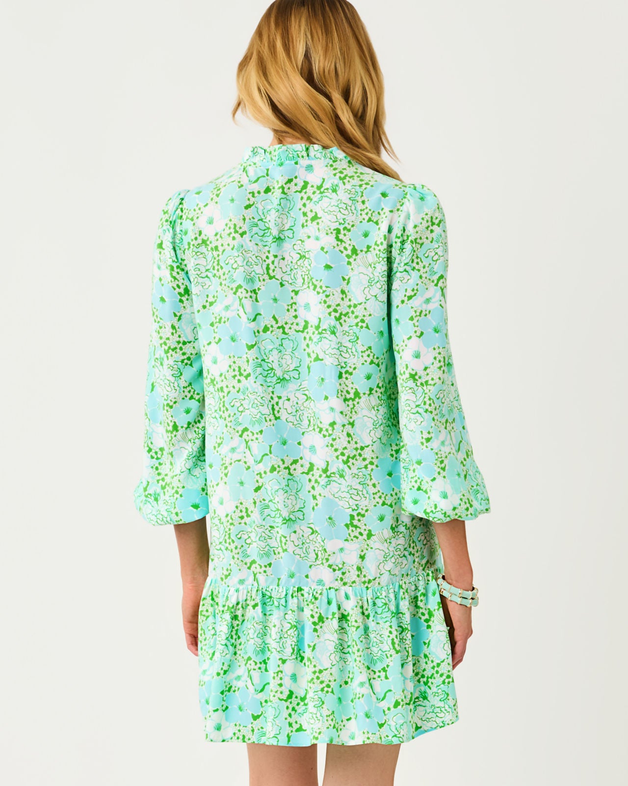 Shaley Tunic Dress In Burst Of Joy