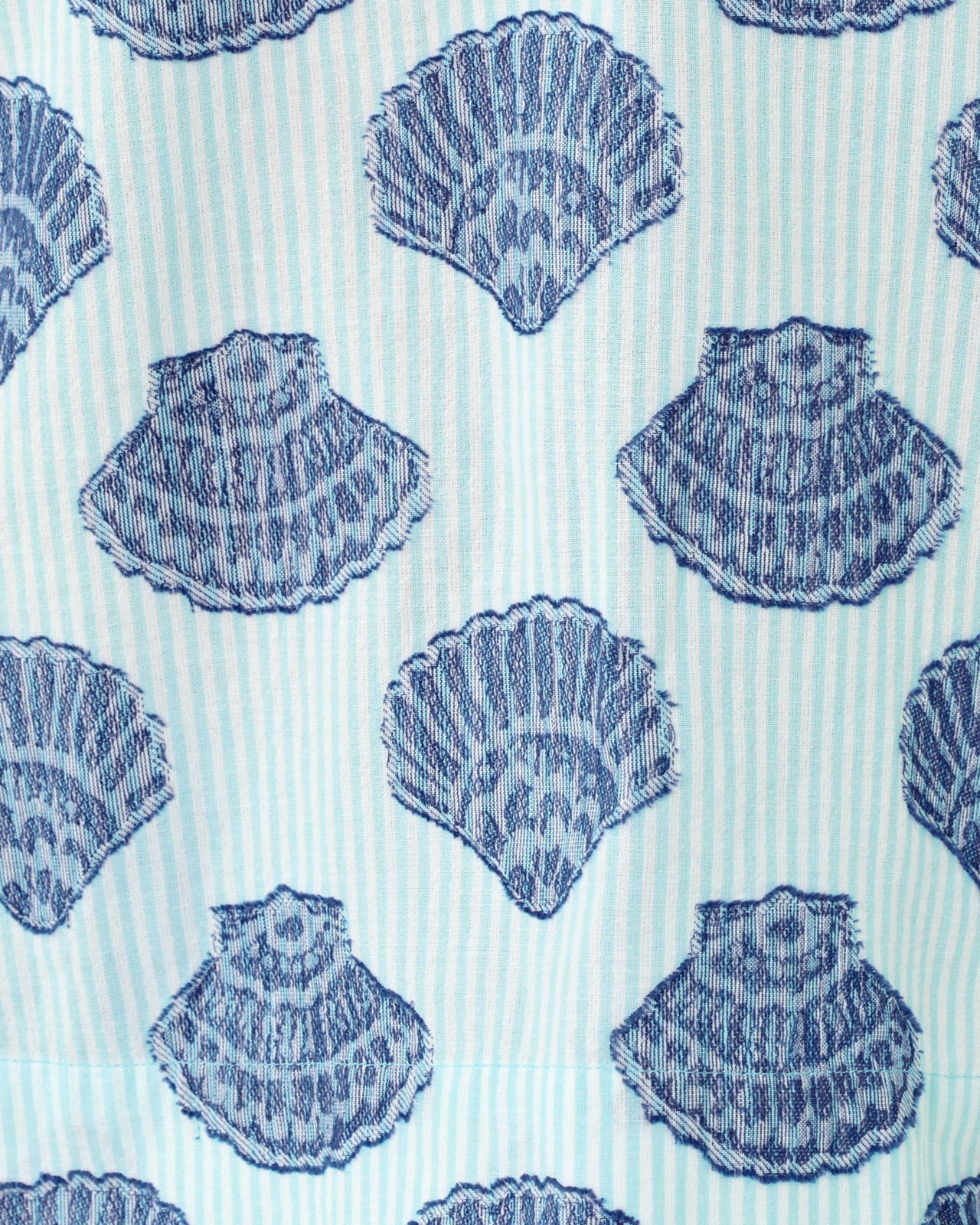 Mialeigh Elbow Sleeve Top In Seashell Jacquard