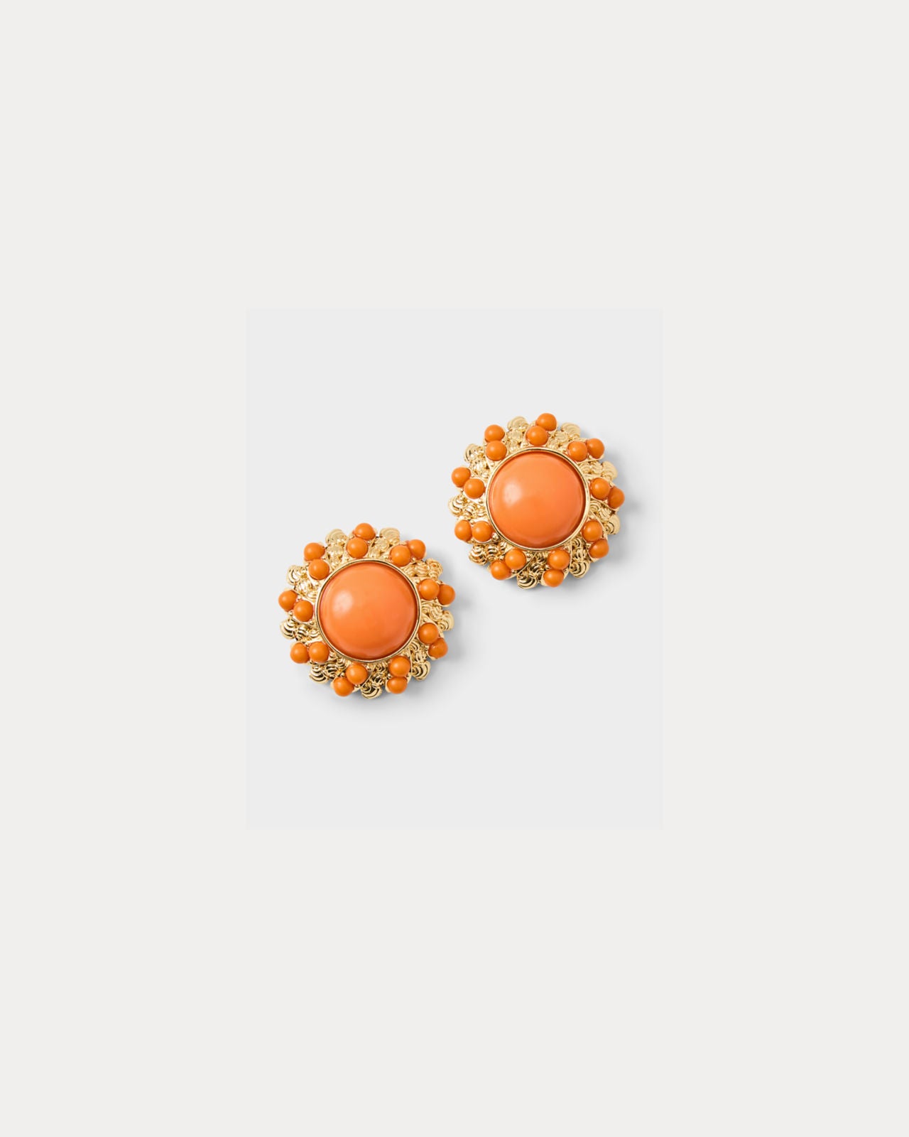 Seaside Harbour Earrings In Sunset Orange