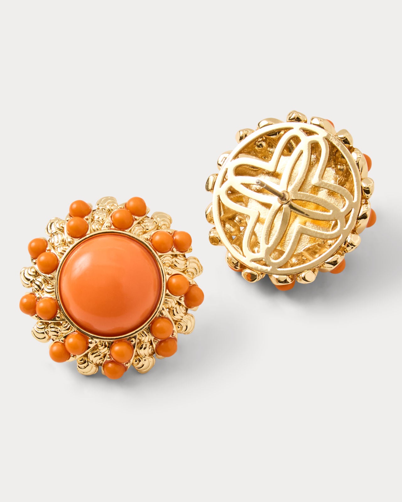 Seaside Harbour Earrings In Sunset Orange