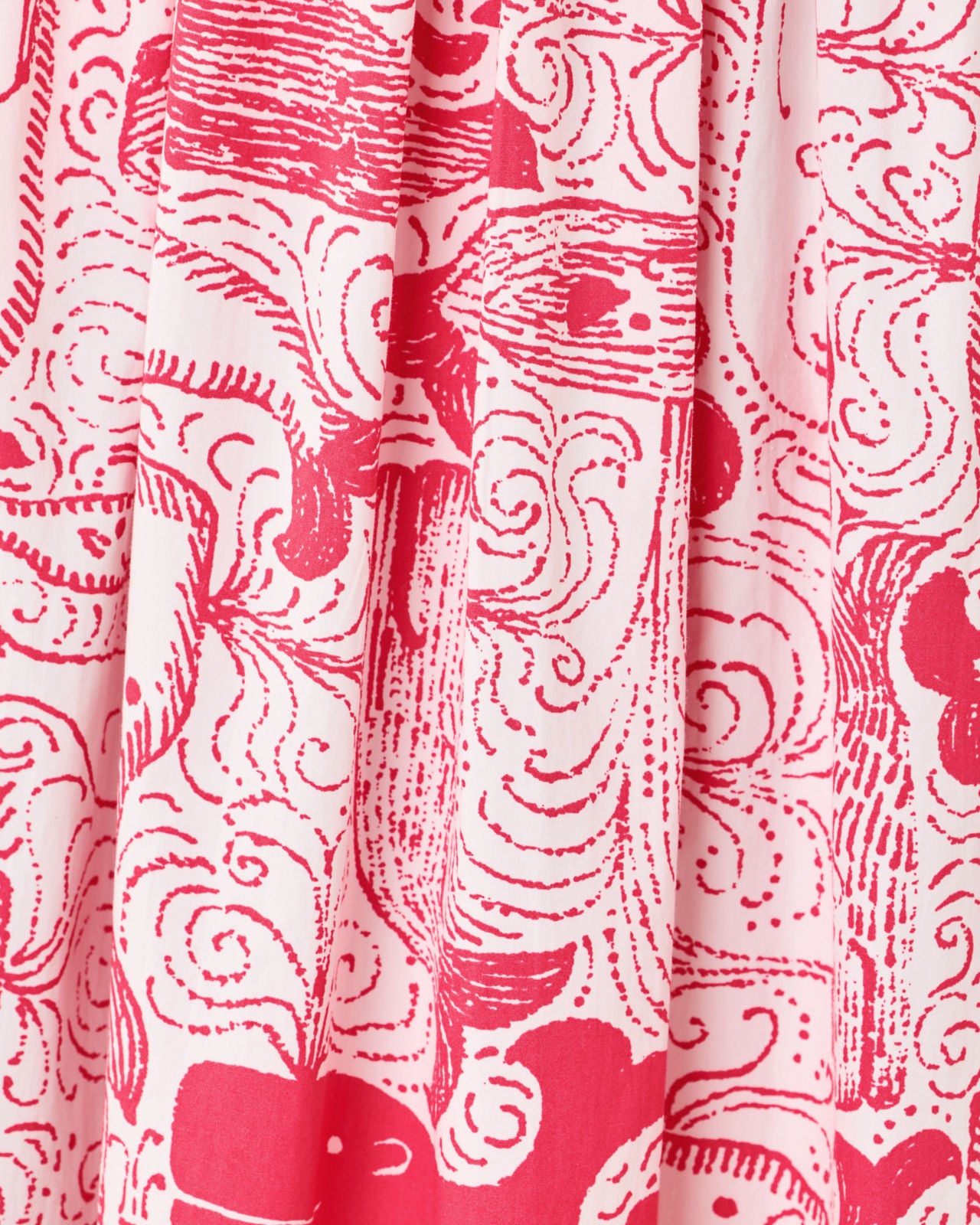 Daisey Smocked Midi Dress In Thar She Blows