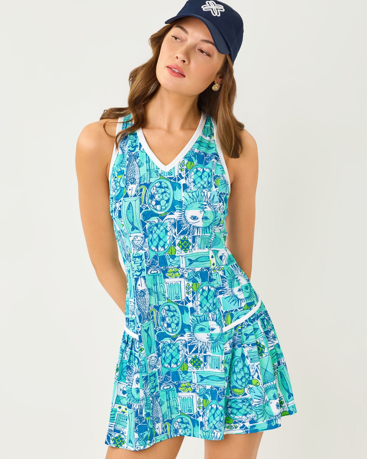 Bacio Active Dress UPF 50+ In Harlillyquin