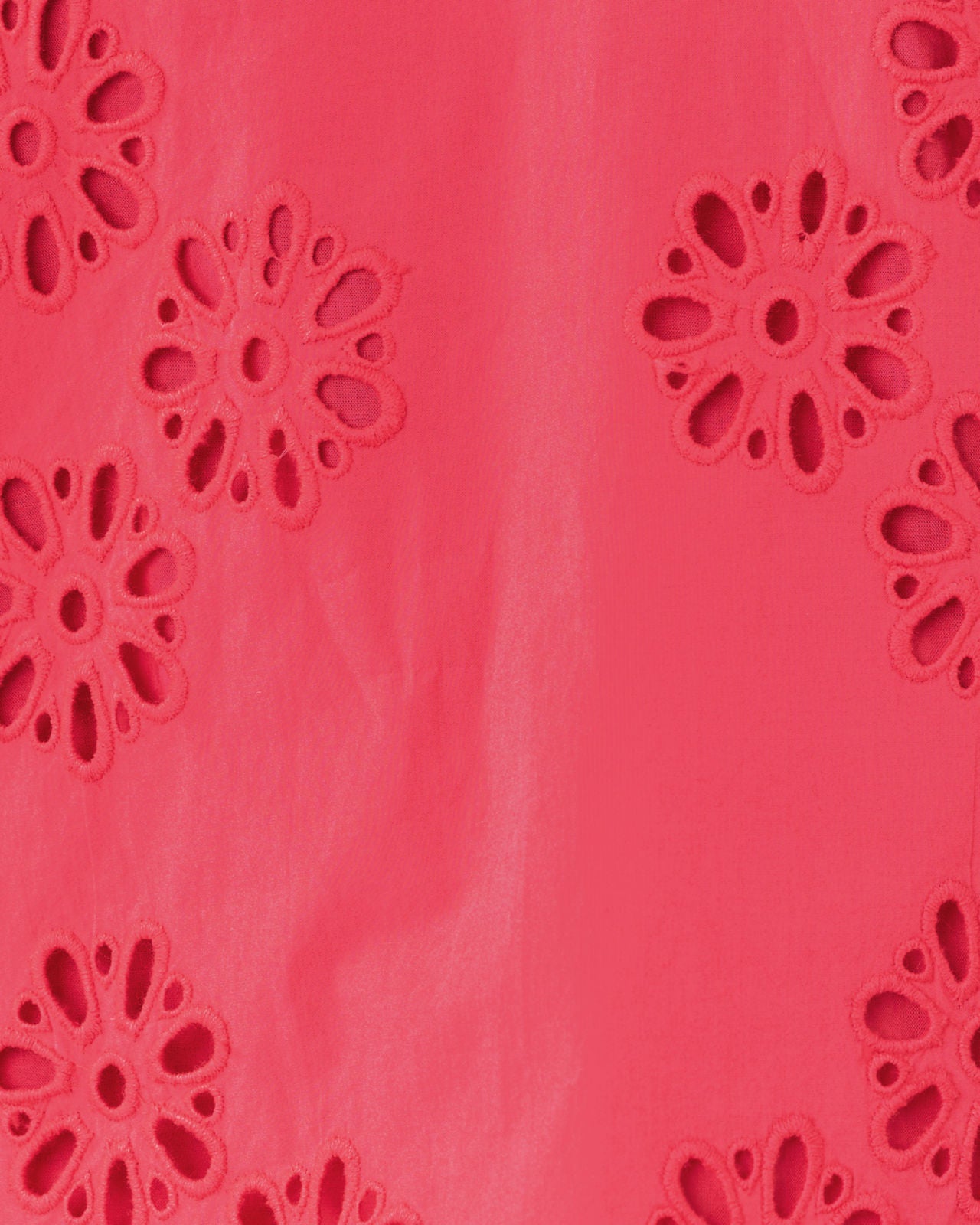 Castine Short Sleeve Top In Medallion Petals Eyelet