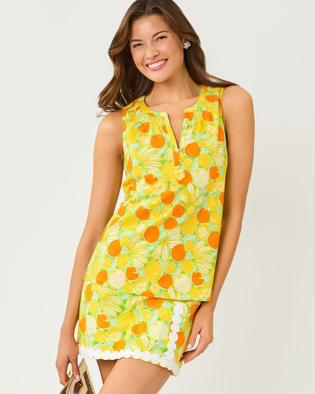 Essie Knit Top In Zesty