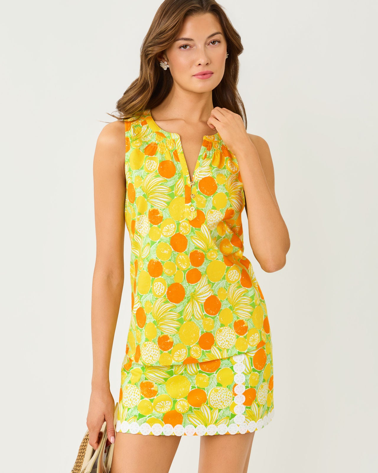 Essie Knit Top In Zesty