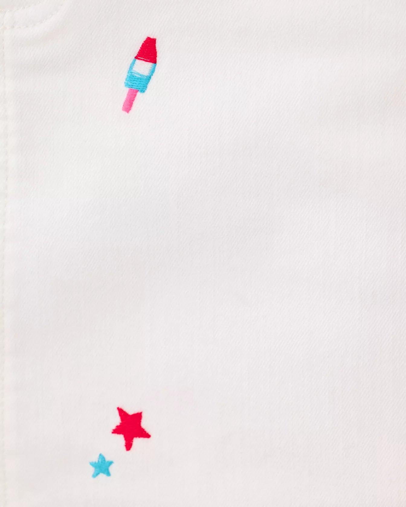 Colette Denim Skort In Its A 250th Celebration Embroidery