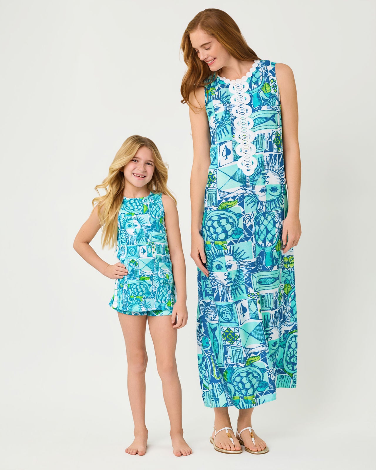 Mini Romey Knit Shift Set In Harlillyquin