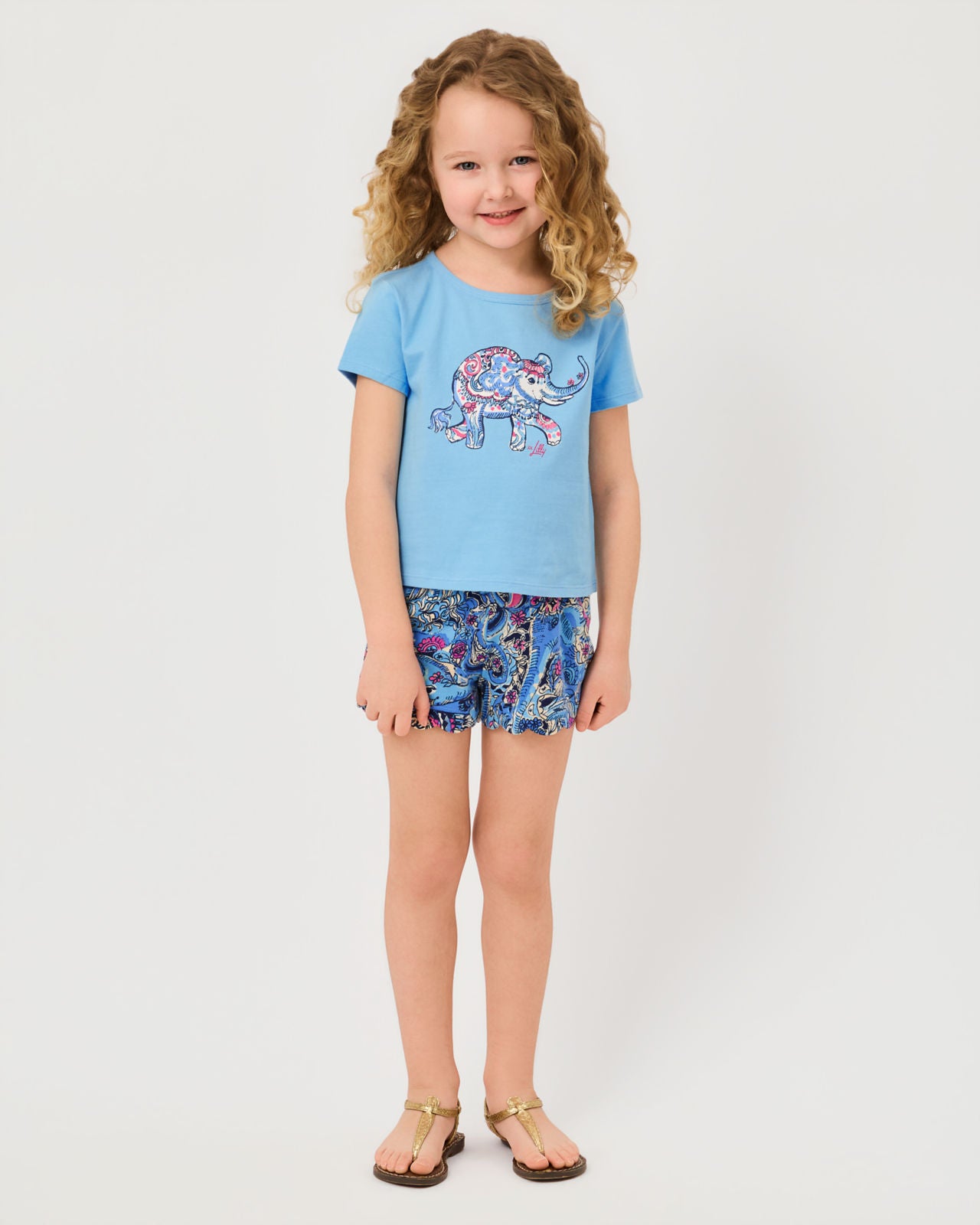 Mini Clairmont Top In Paisley Parade Childrens Graphic