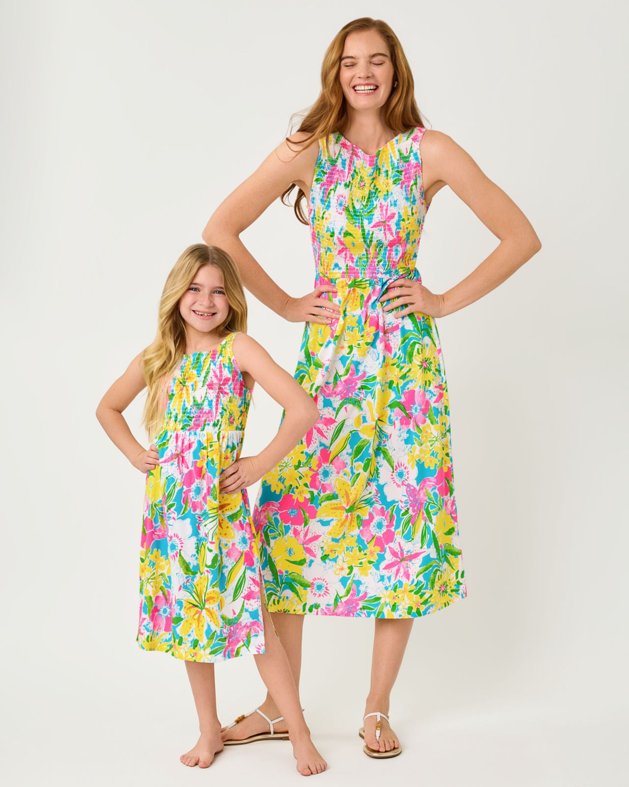 Mini Finnley Midi Dress In Lovely Lilly