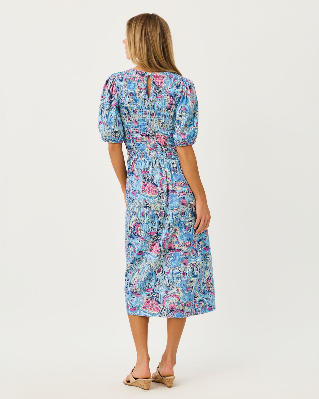 Lucila Midi Dress In Paisley Parade