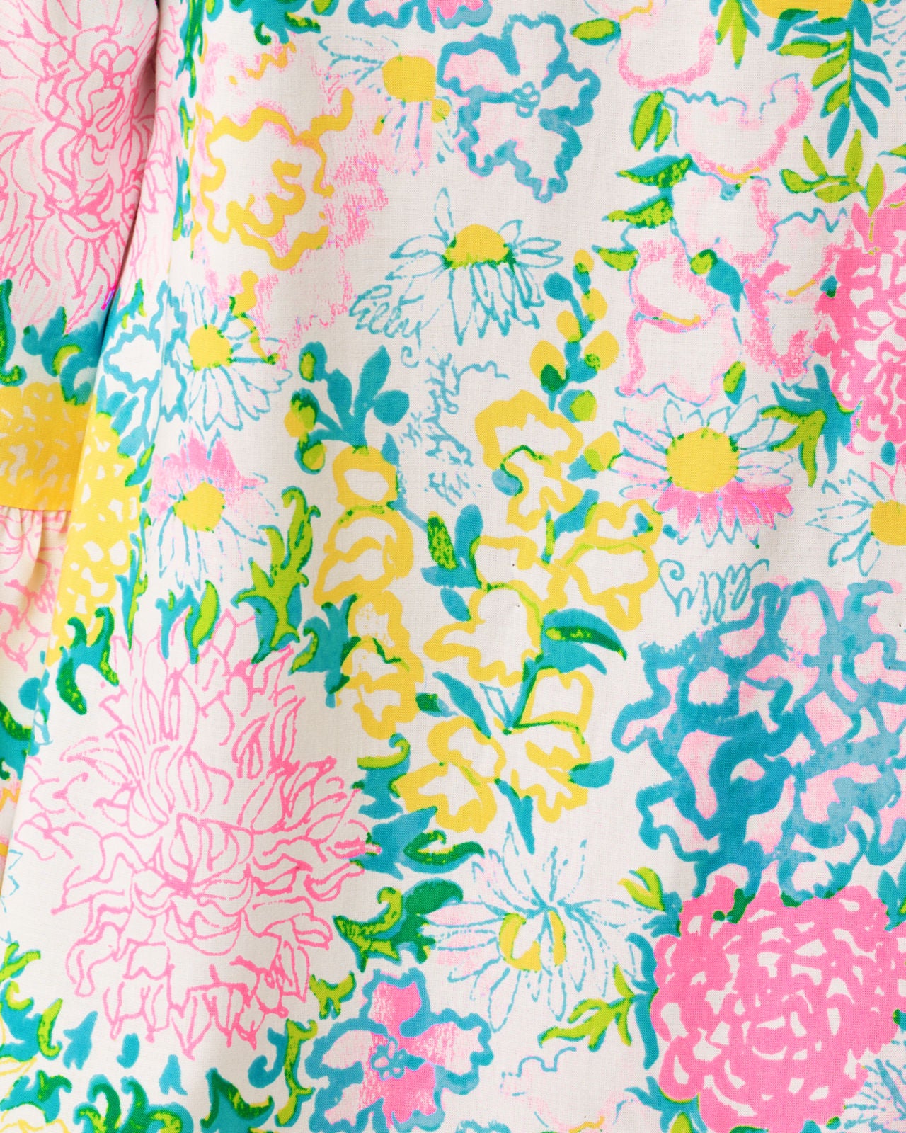 Rayanna Tunic Dress In Multi Lilly Garden