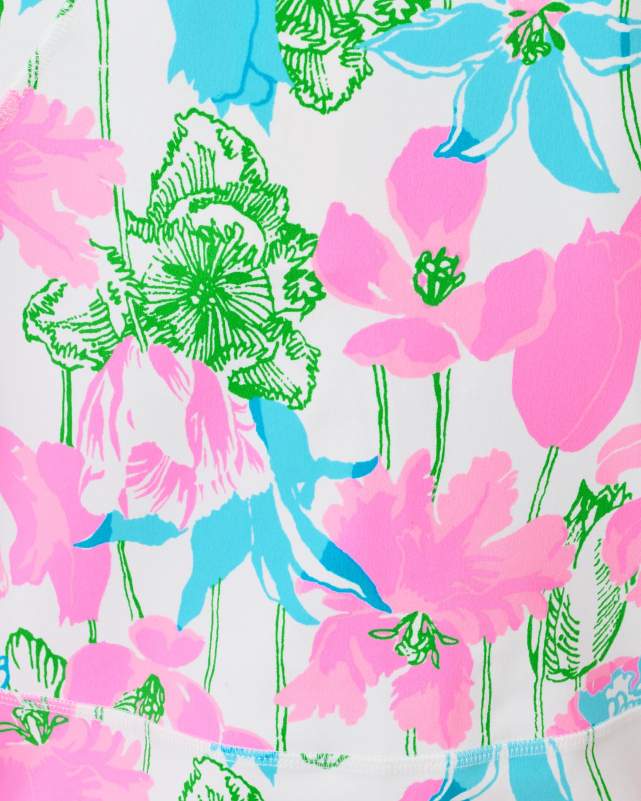 Barbados Zip Up Jacket UPF 50+ In Resort White Viney Liney