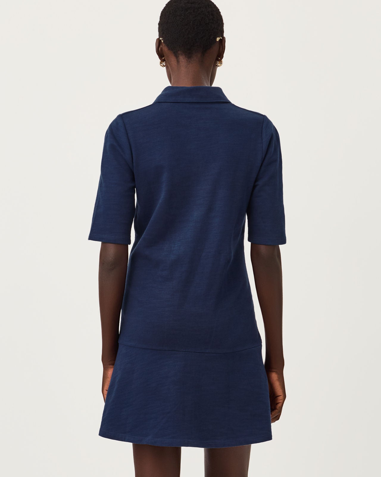 Carmelia Dress In Low Tide Navy