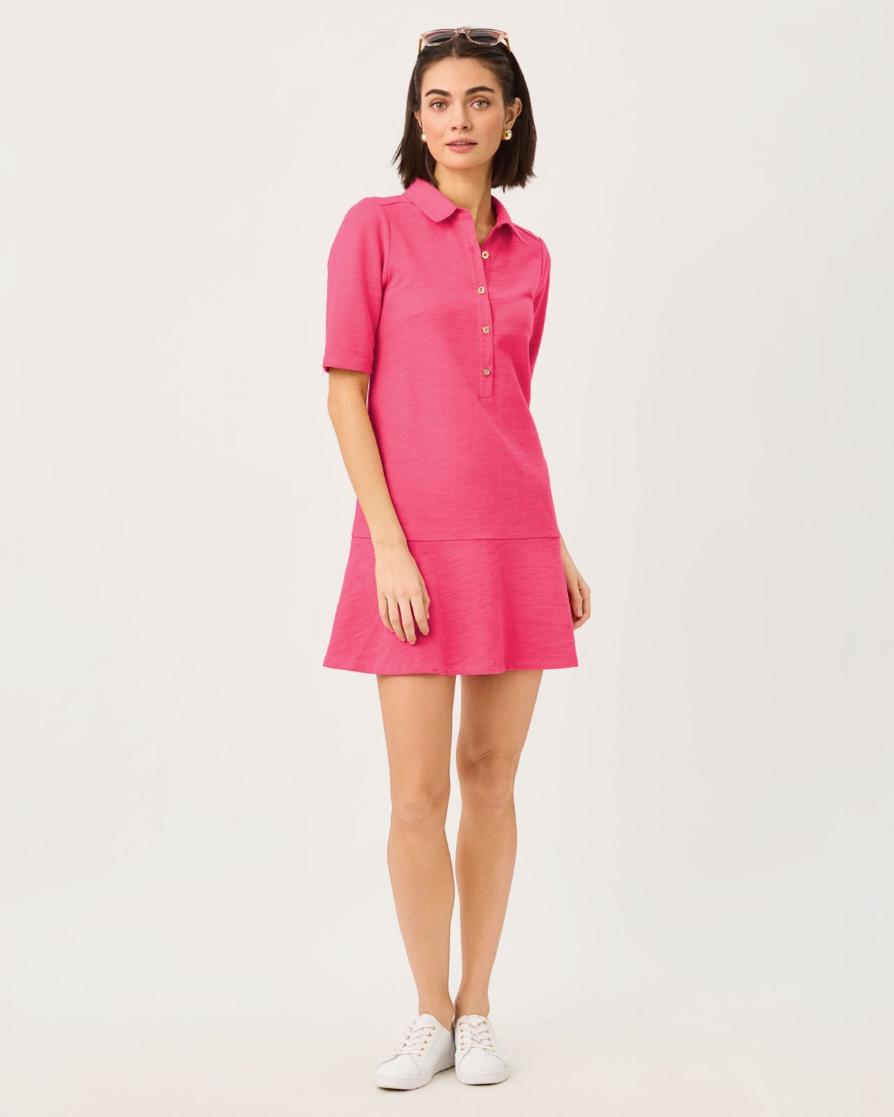 Carmelia Dress In Pink Aster
