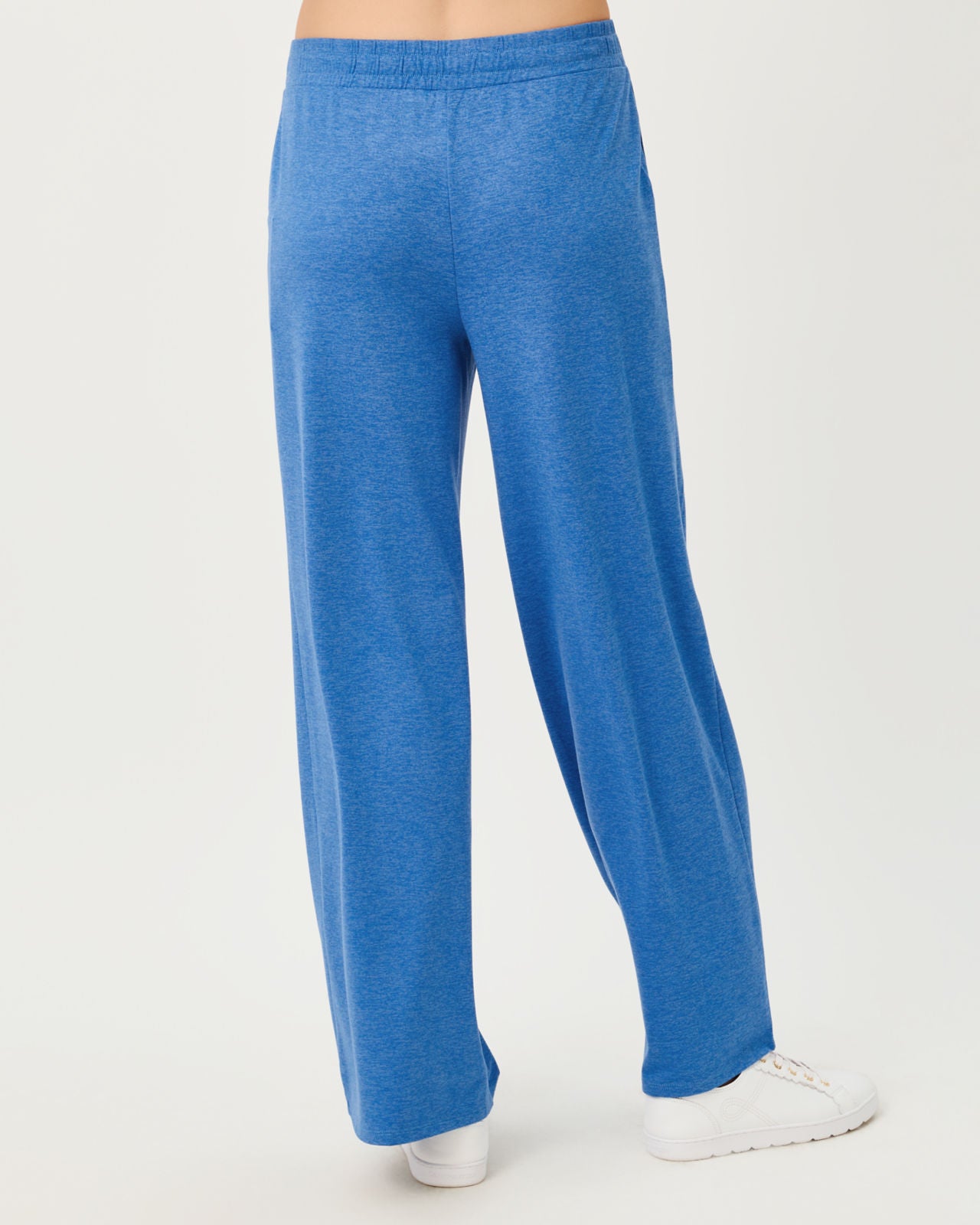 Callie Wide Leg Pant UPF 50+ In Heathered Merriweather Blue