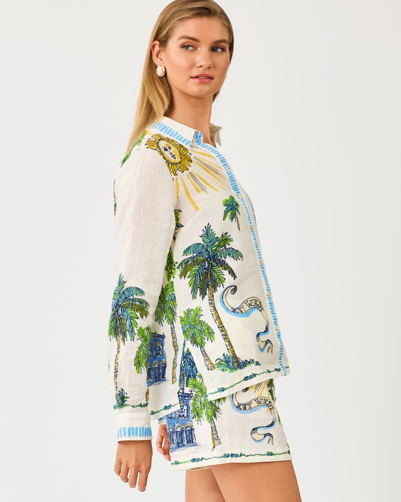 Susana Button Down In Key West Toile