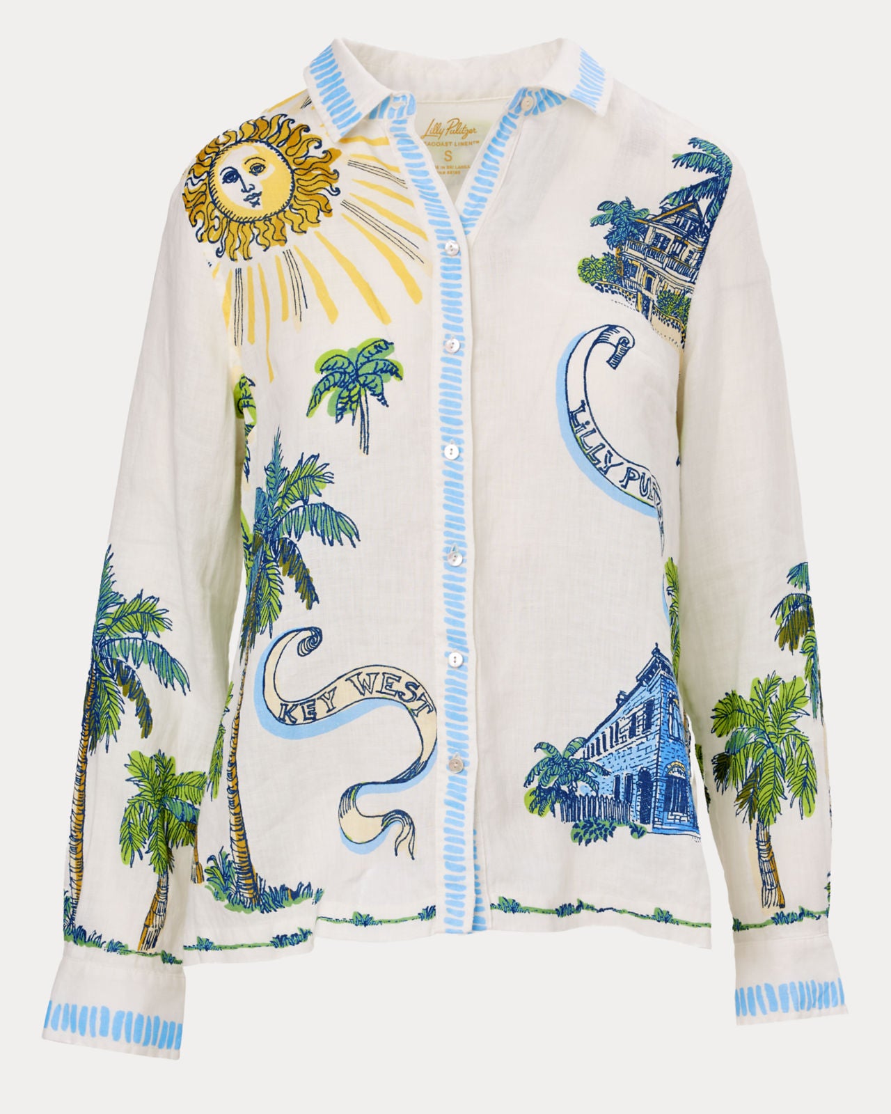 Susana Button Down In Key West Toile