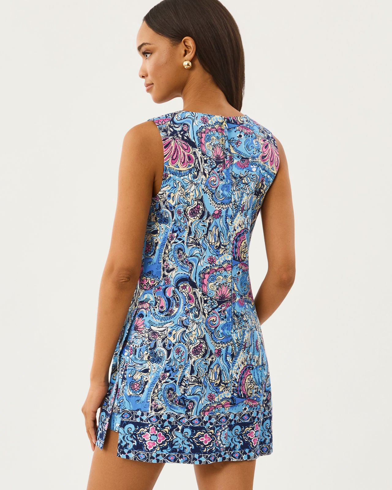 Paloma Shift Romper In Paisley Parade