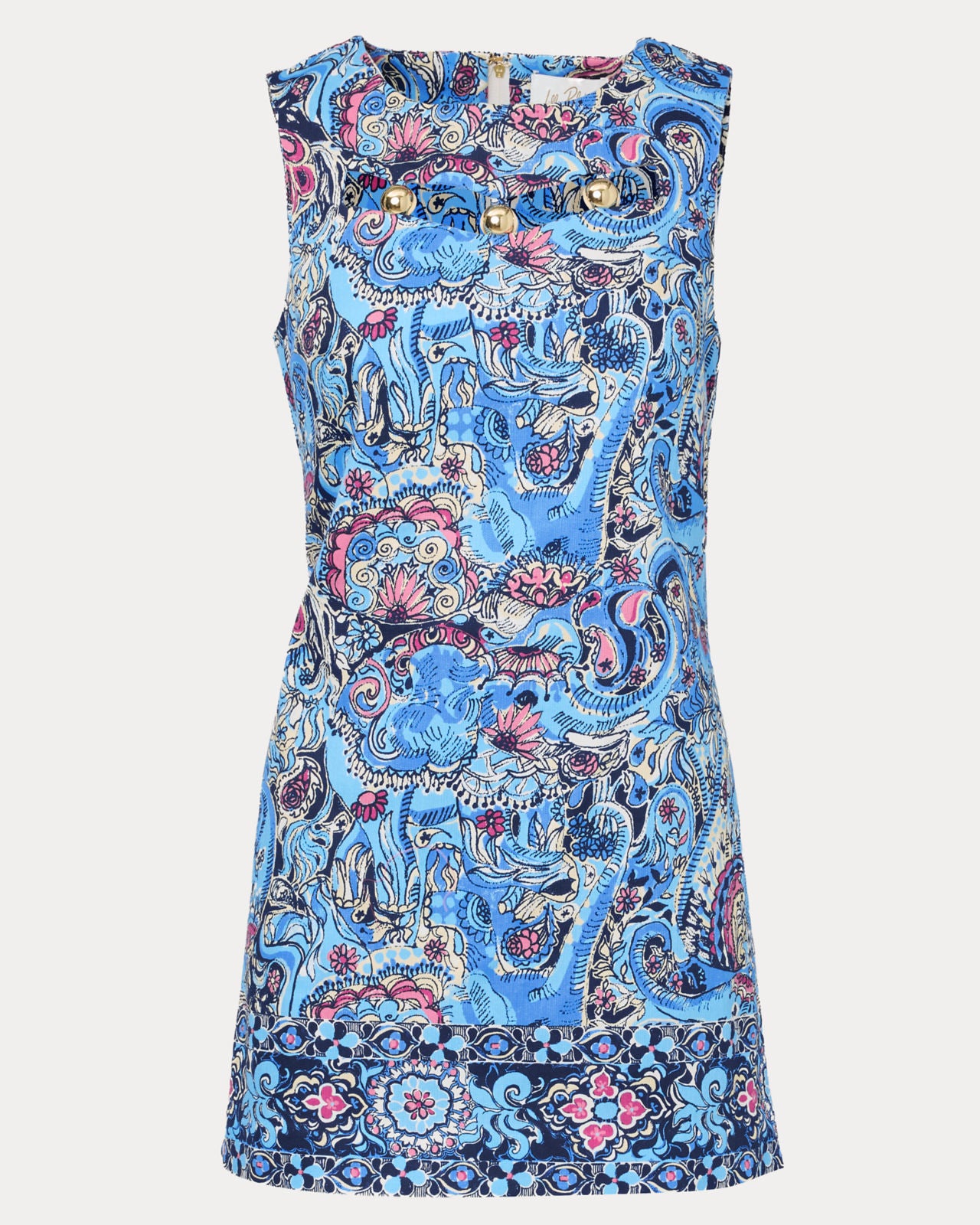 Paloma Shift Romper In Paisley Parade