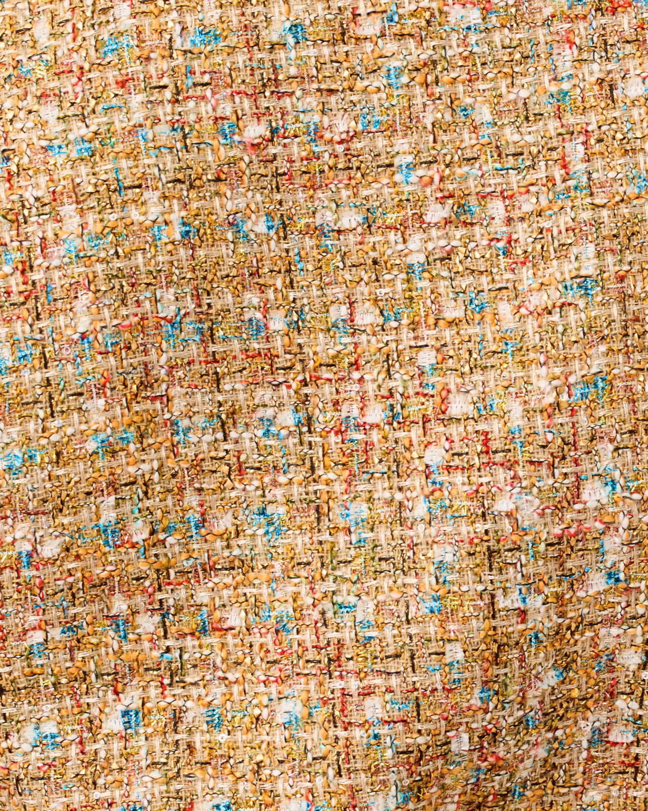 Gwynnie Boucle Jacket In Golden Age Eyelash Boucle