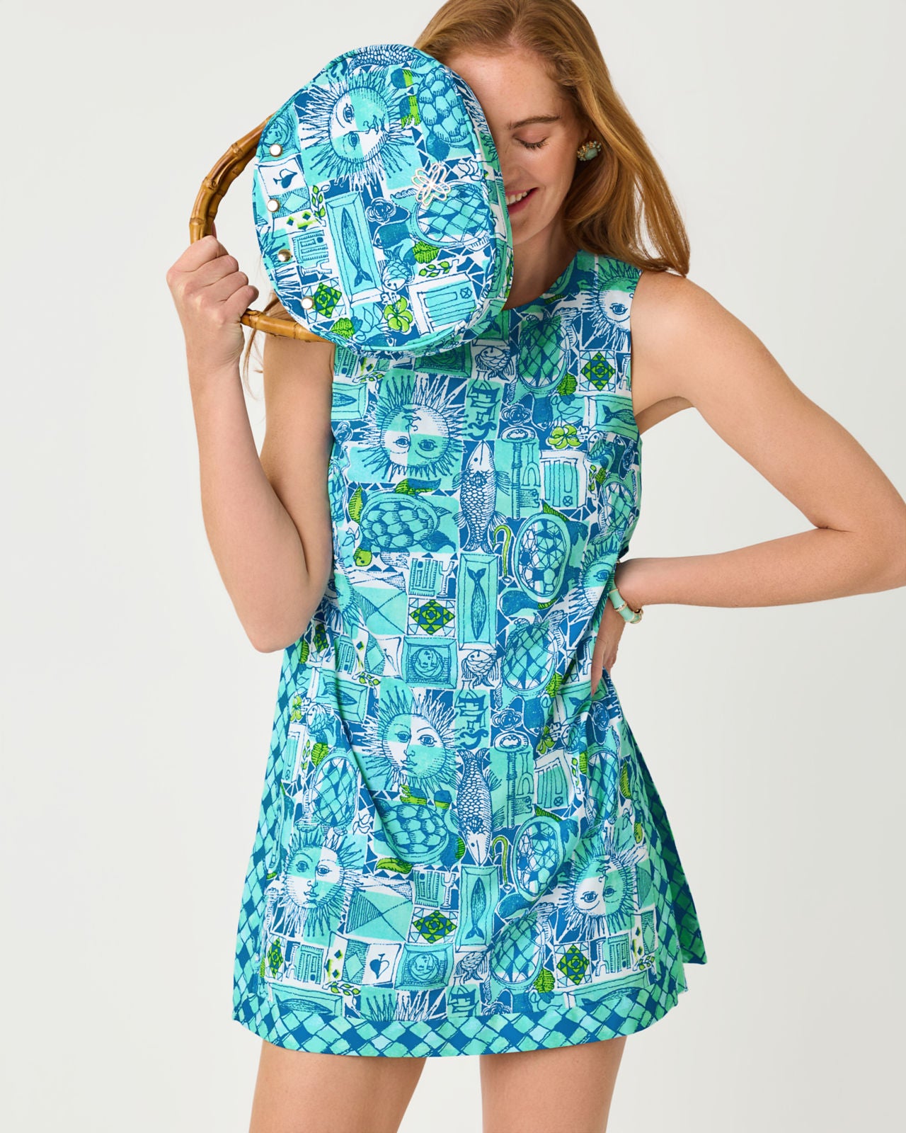Aisling Shift Romper In Harlillyquin