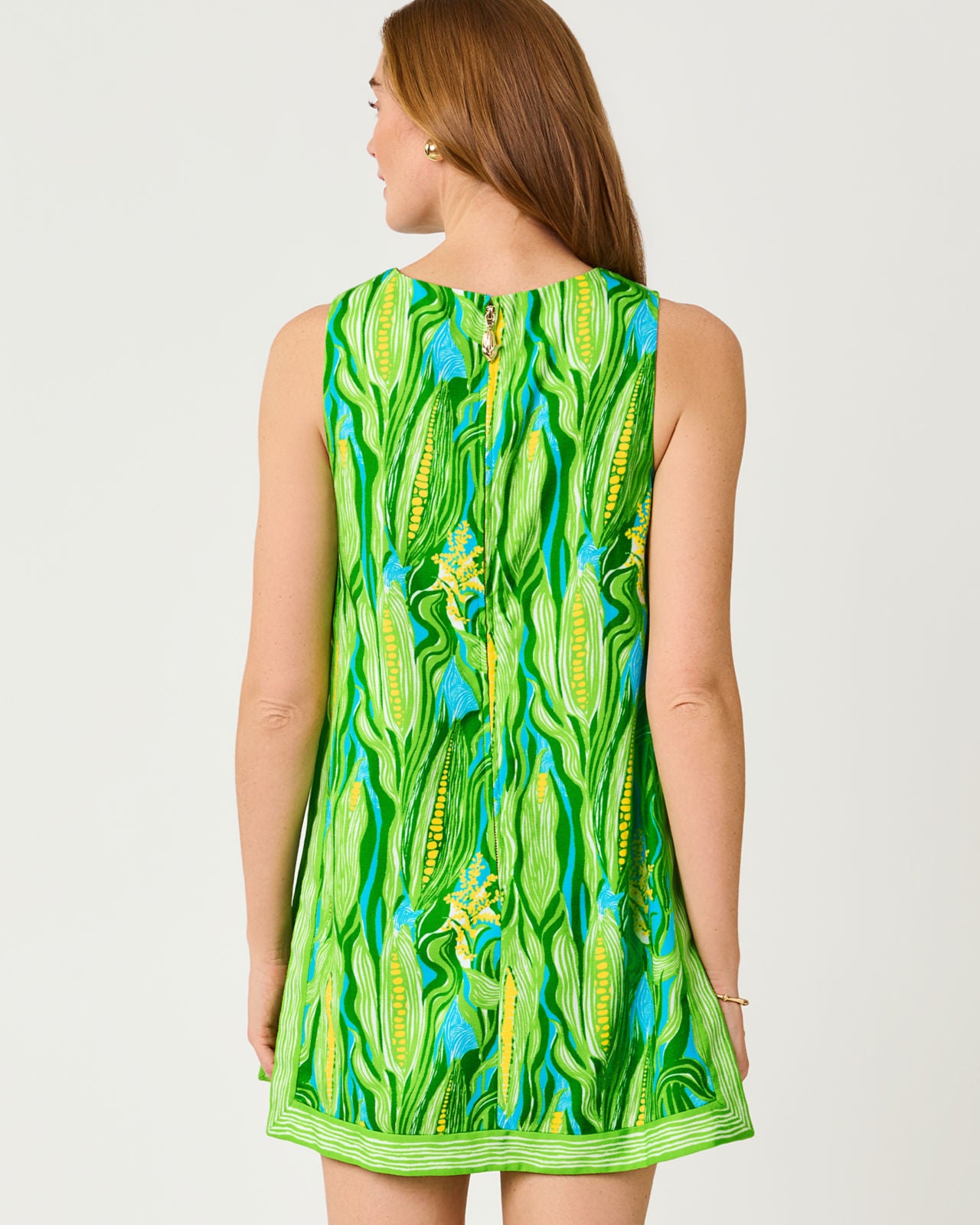 Aisling Shift Romper In Sweet Corn Engineered Romper