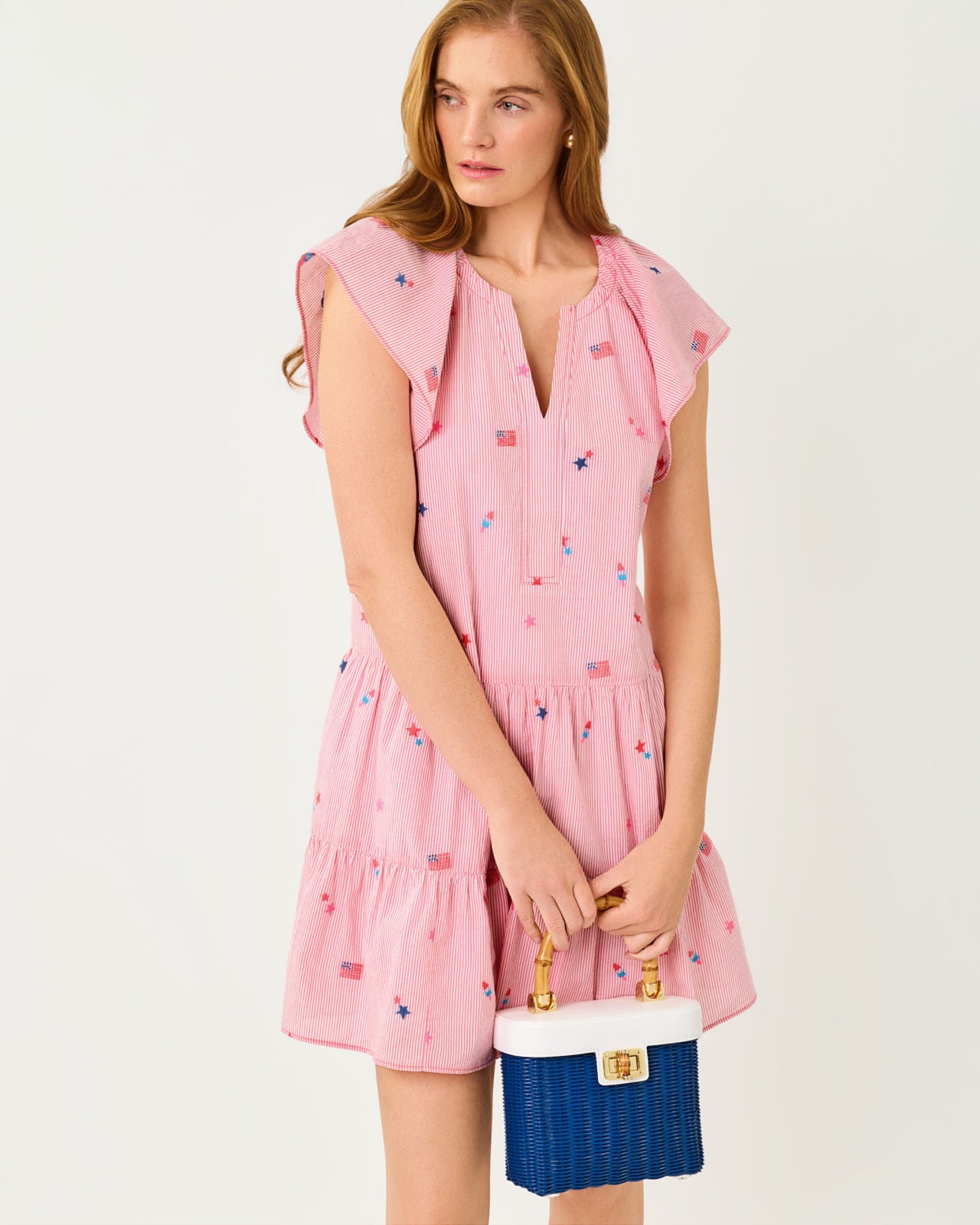 Norella Dress In Its A 250th Celebration Stripe