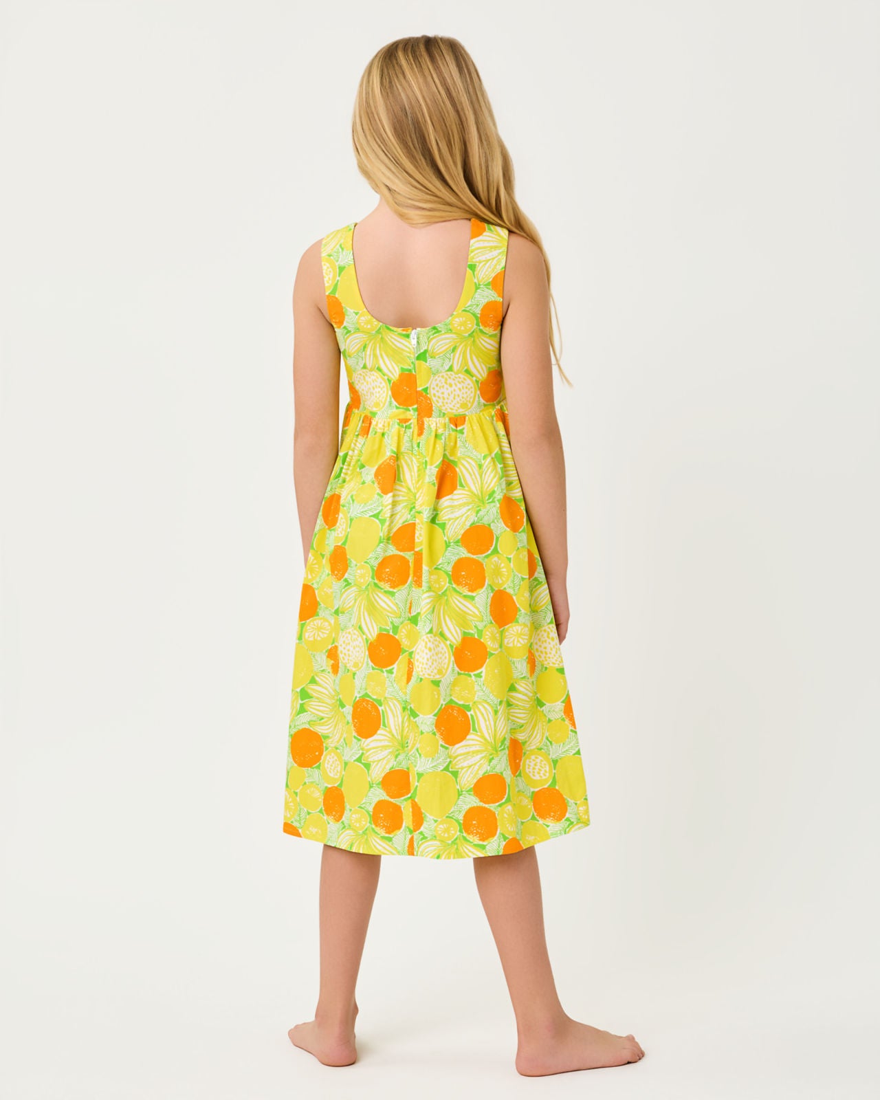 Mini Daisey Midi Dress In Zesty