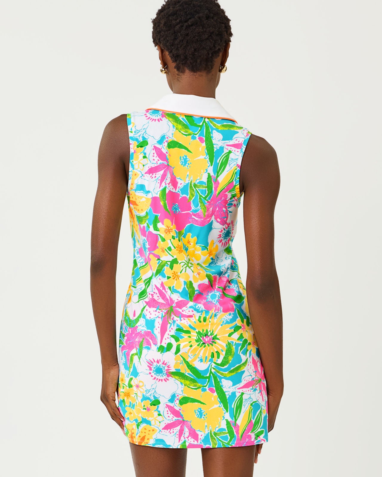 Cayo Costa Sleeveless Dress UPF 50+ In Lovely Lilly