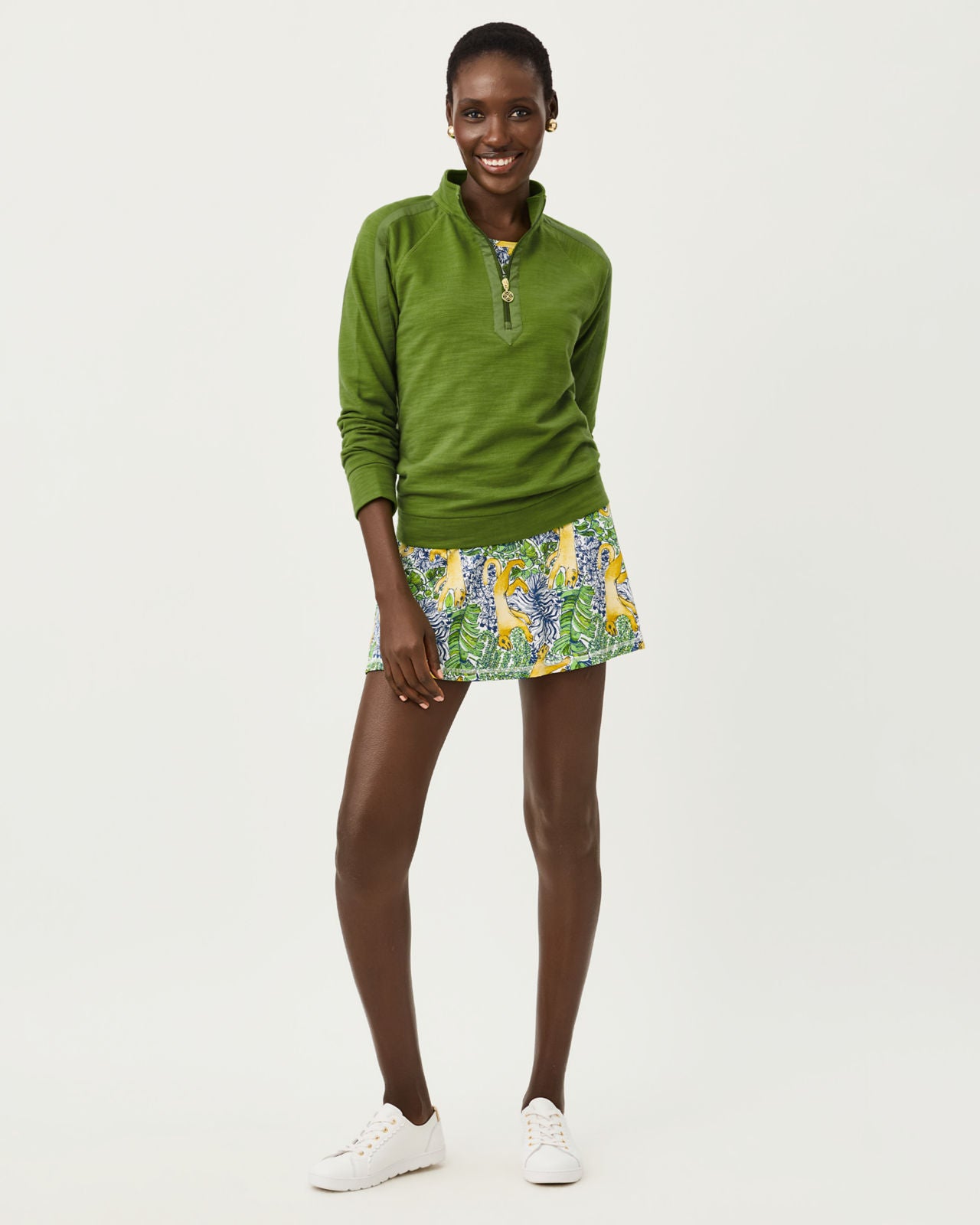 Aila Skort UPF In Palm Prowl