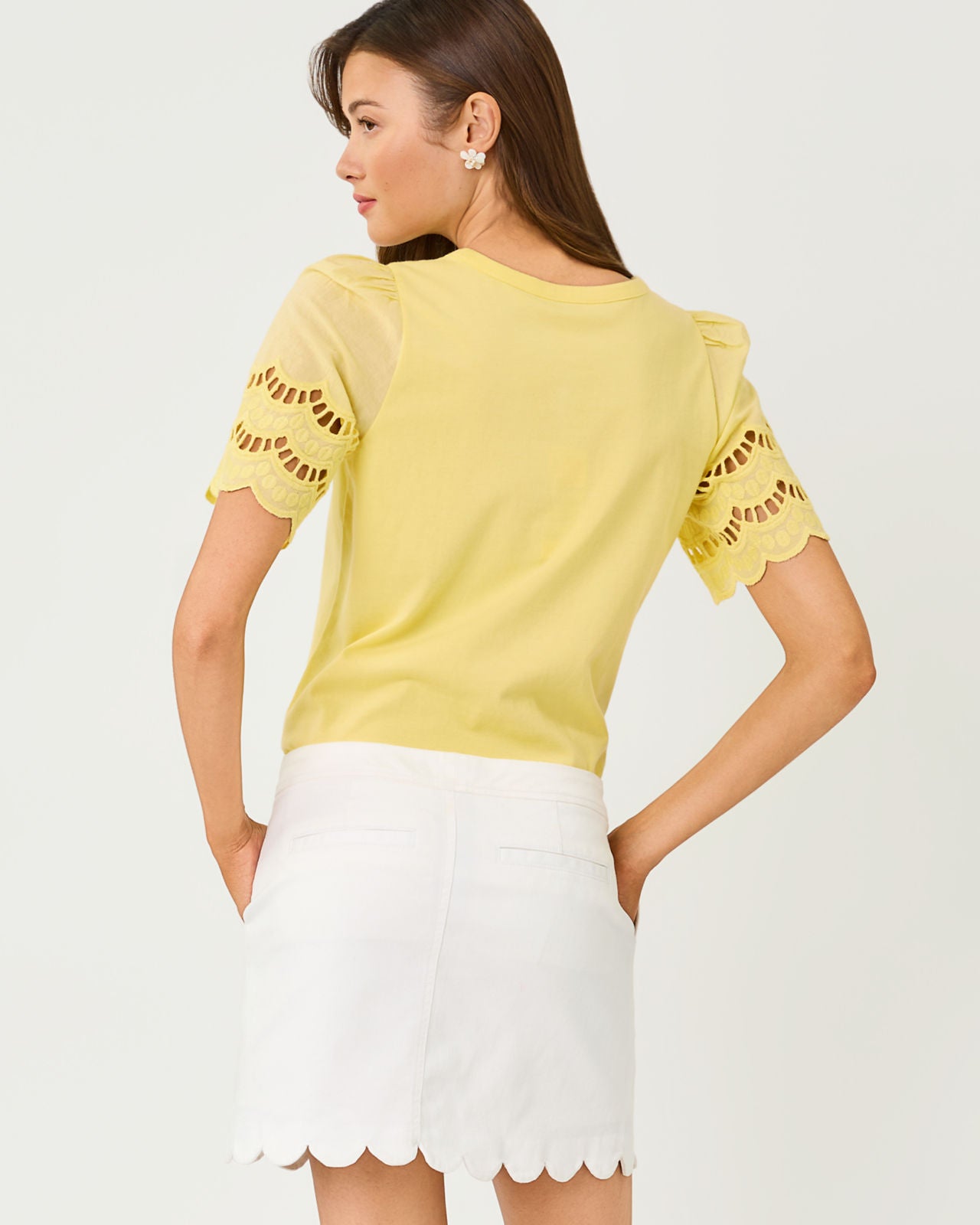Sebene Knit Top In Finch Yellow
