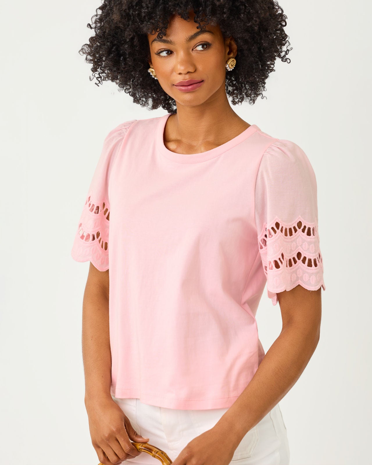 Sebene Knit Top In Pink Muse