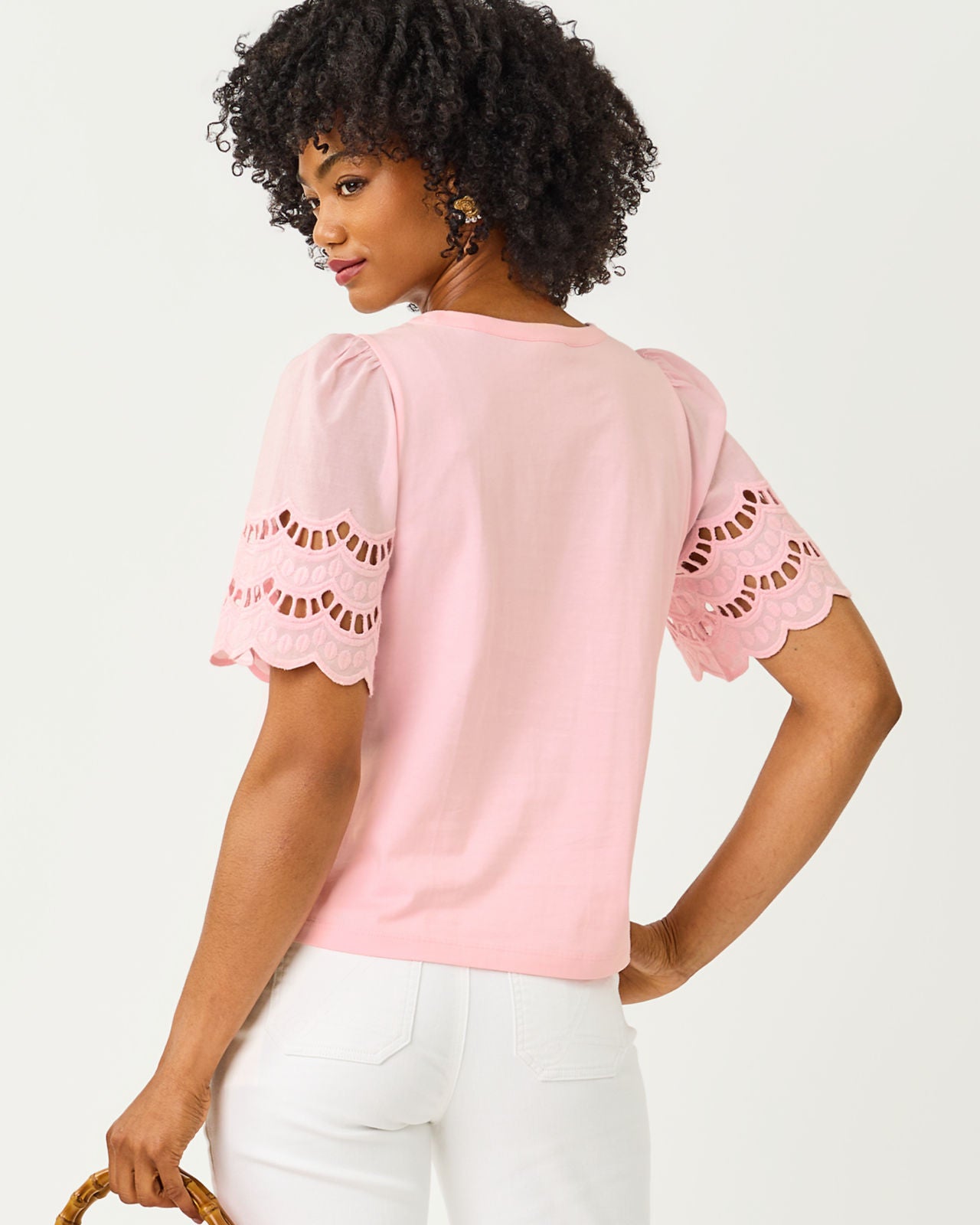 Sebene Knit Top In Pink Muse
