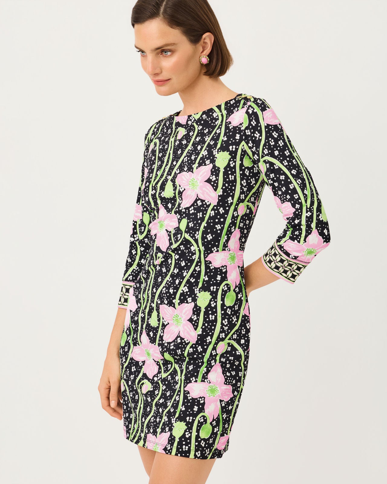 Short Seralina Dress In Blushing Blooms