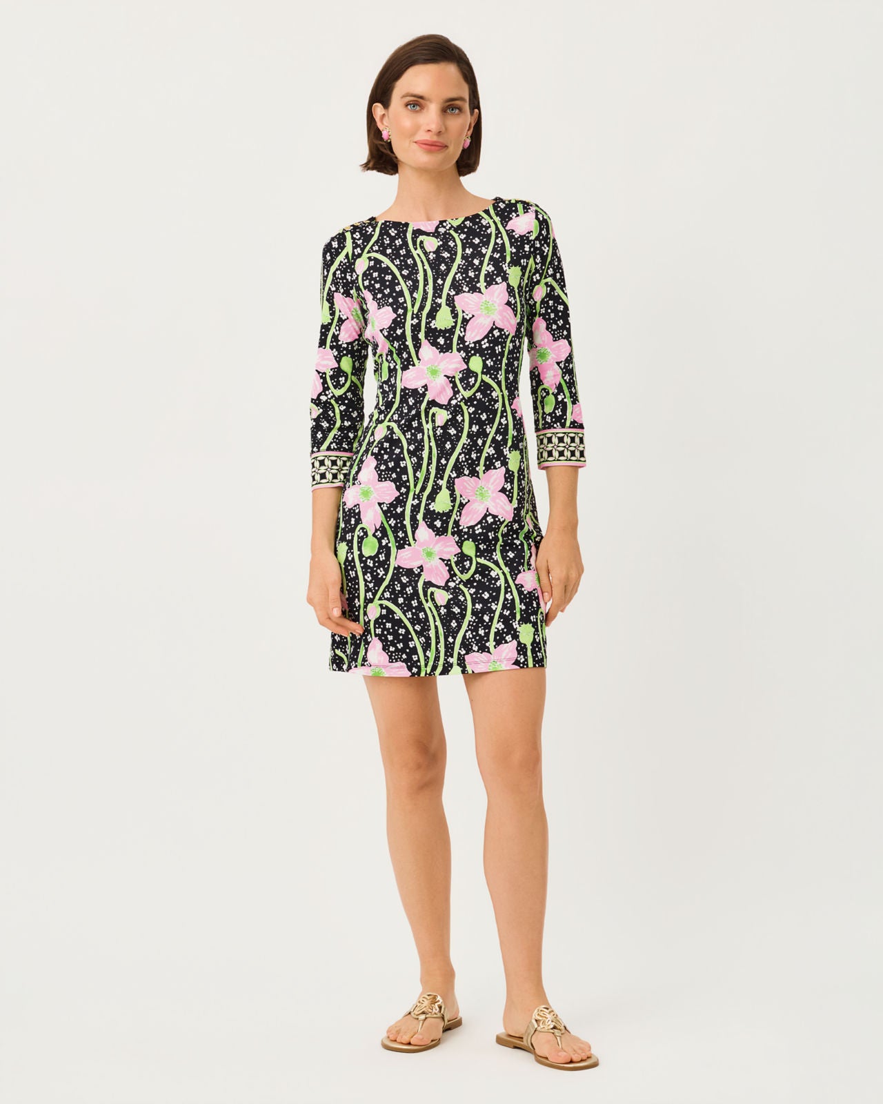 Short Seralina Dress In Blushing Blooms