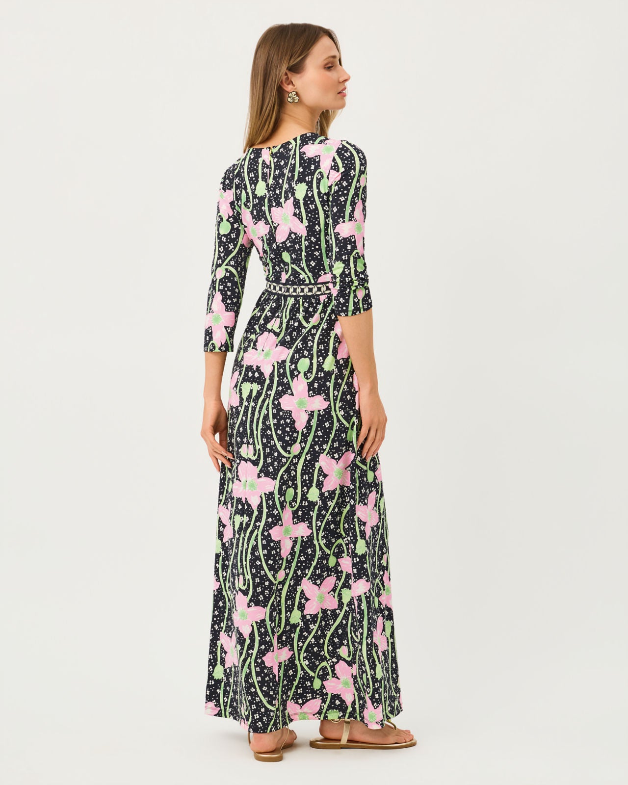 Harlynn Maxi Dress In Blushing Blooms